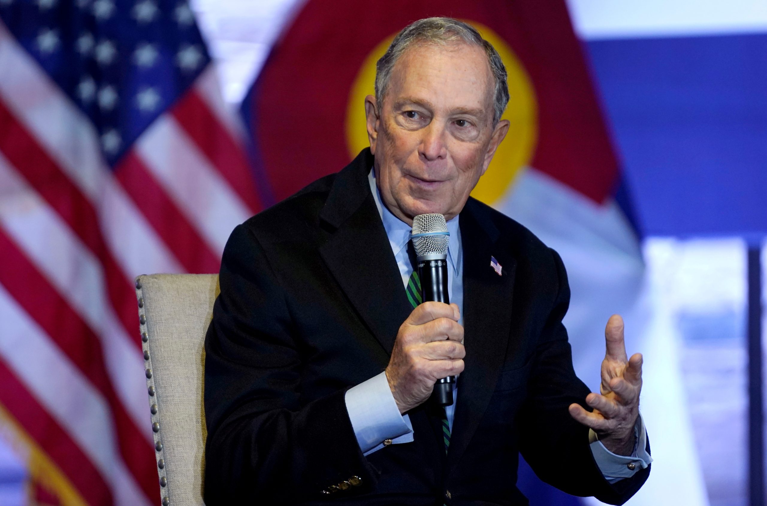 U.S. Candidate Bloomberg Says Business Experience Is Key to Beating Trump