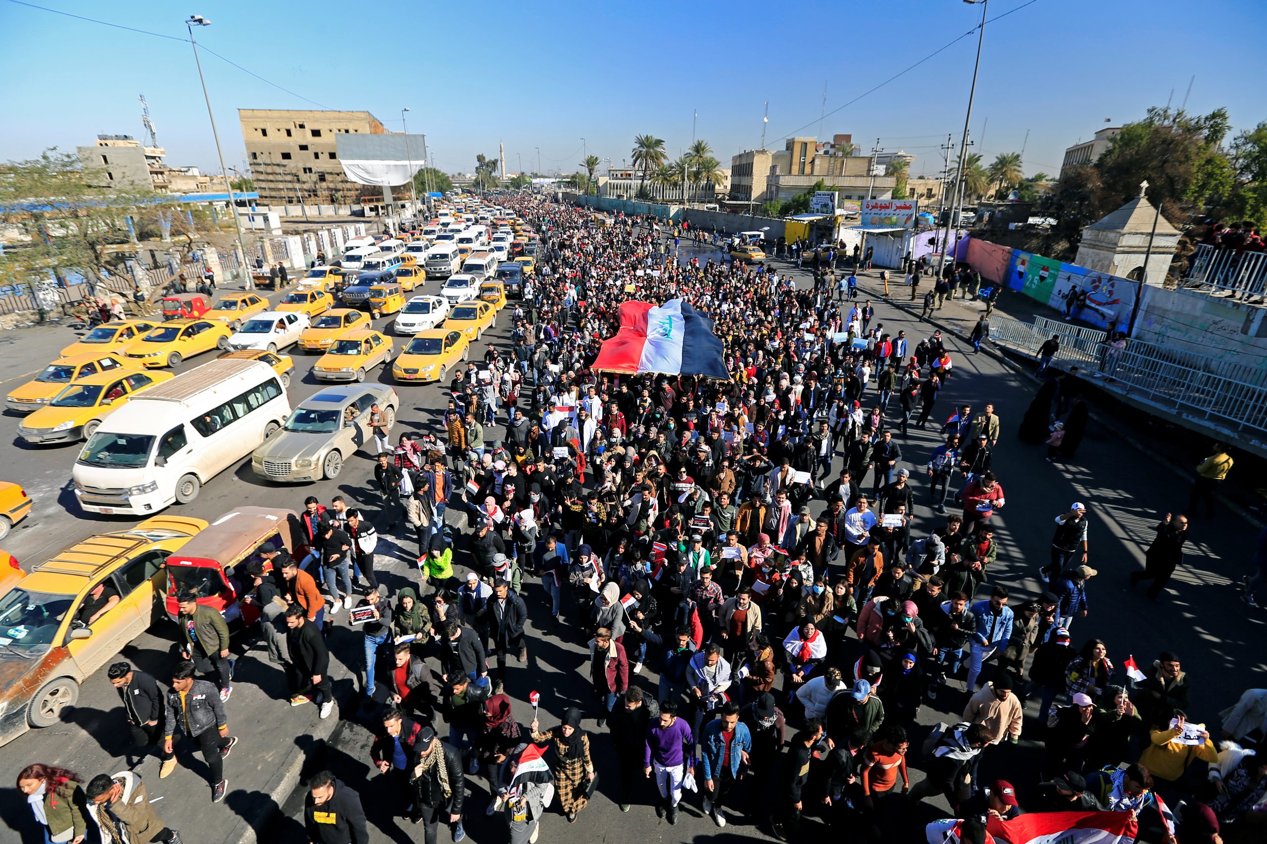 Iraq Security Forces Clash With Protesters in Baghdad, Other Cities