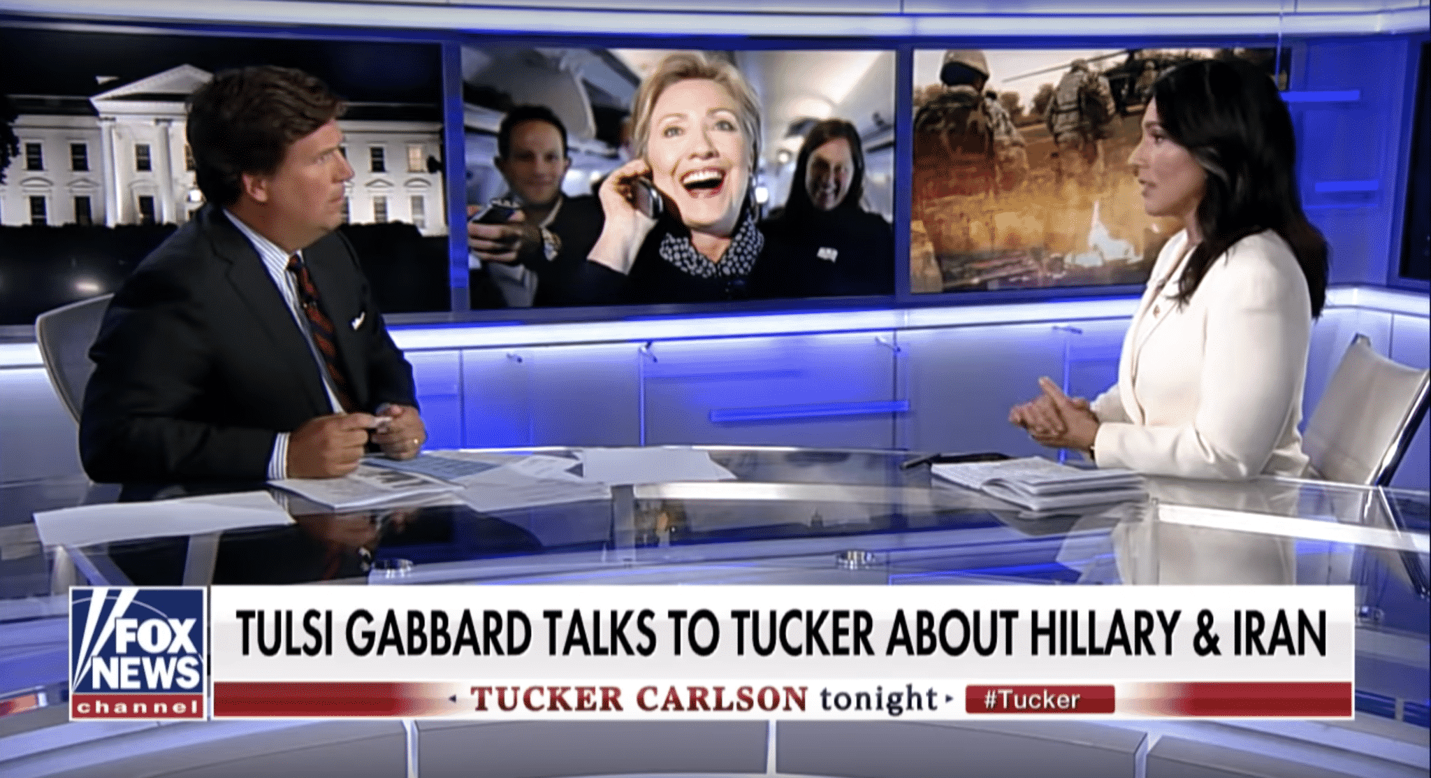 Tulsi Gabbard Calls Hillary Clinton a ‘Warmonger’: ‘Her Track Record Is Well Known’