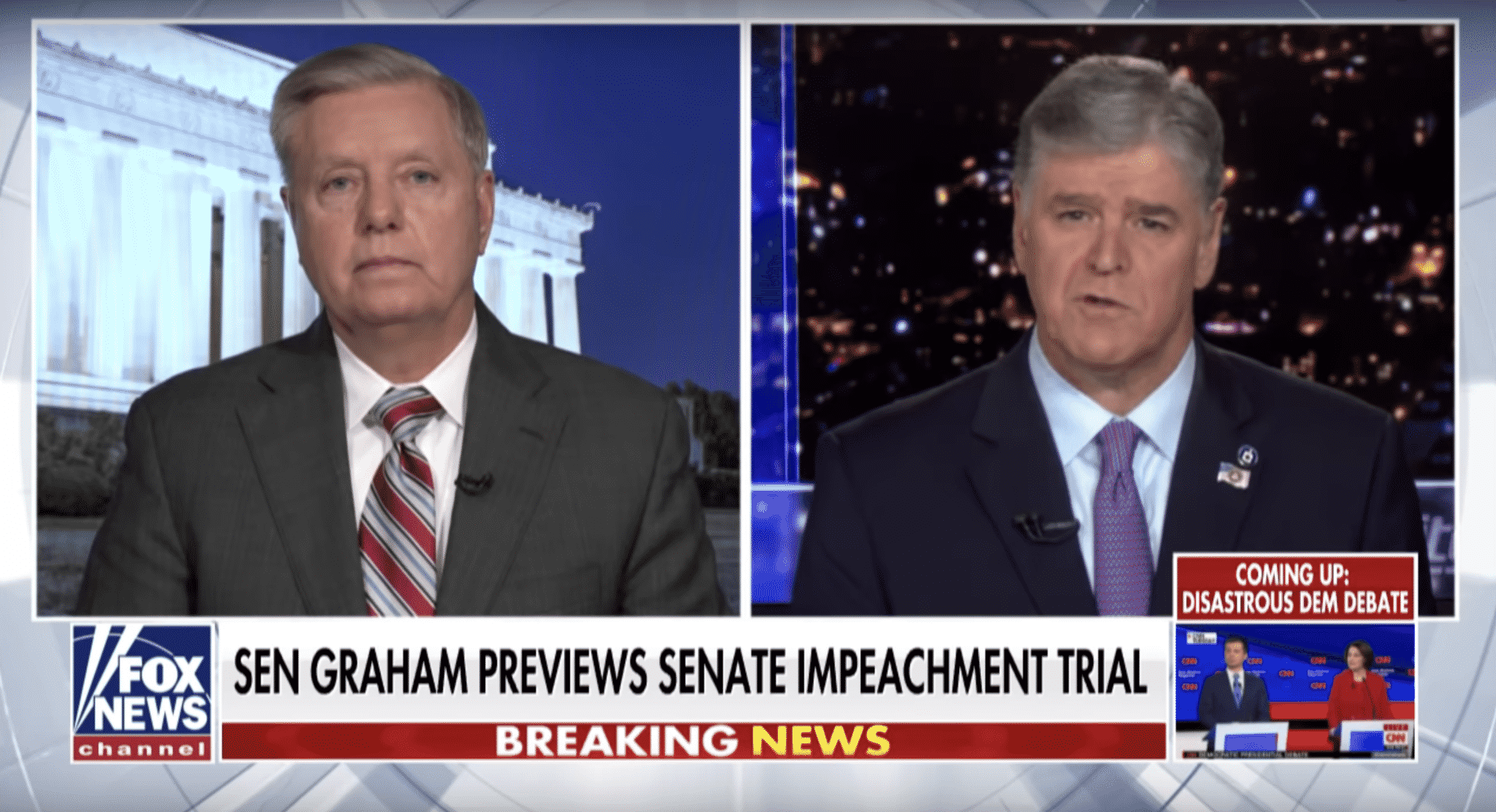 Graham Predicts Trump ‘Will Have Been Acquitted by the Senate’ by the SOTU