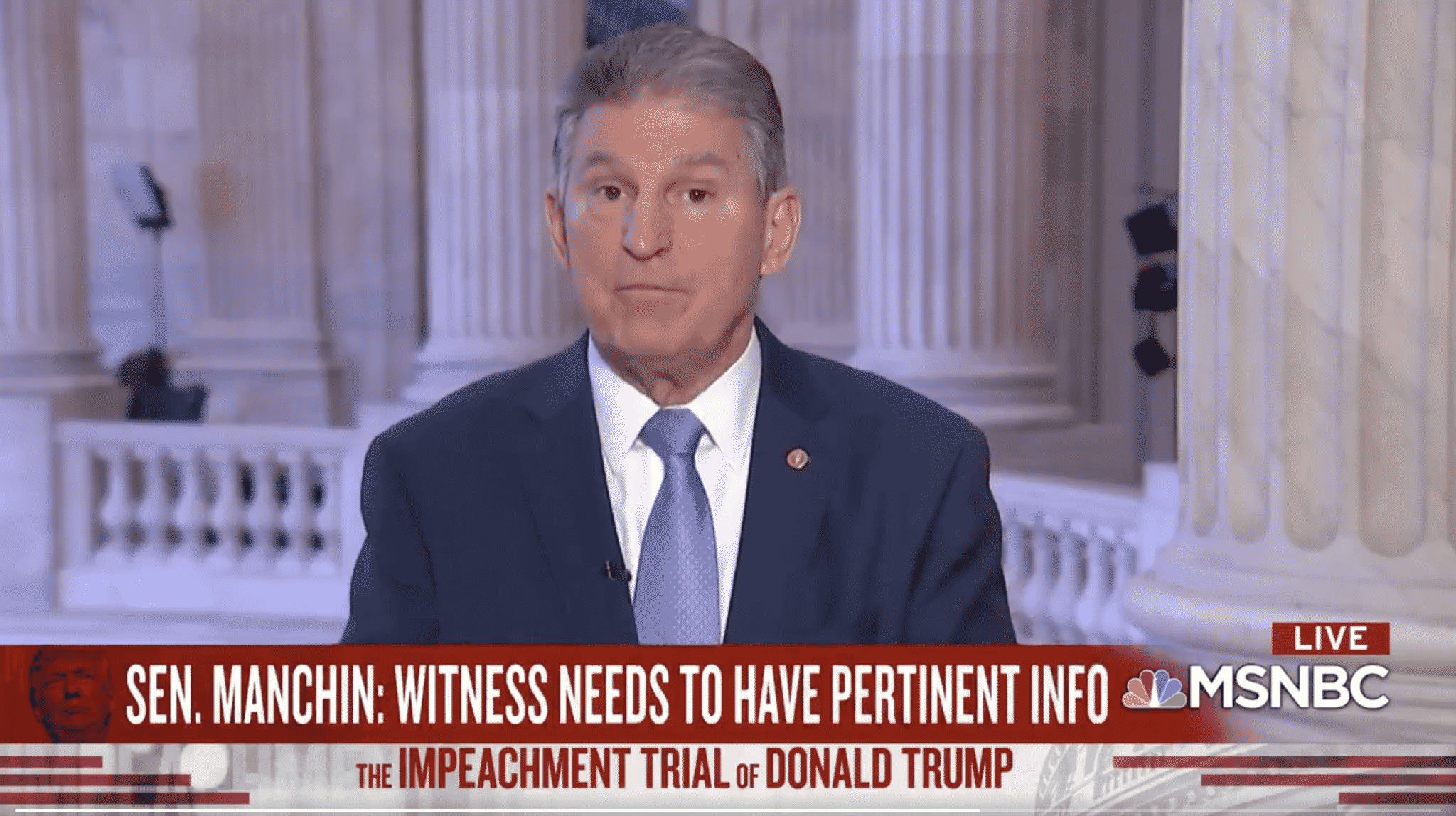 Sen. Joe Manchin Says He ‘Really’ Thinks Hunter Biden Is a ‘Relevant Witness’ in Impeachment Trial