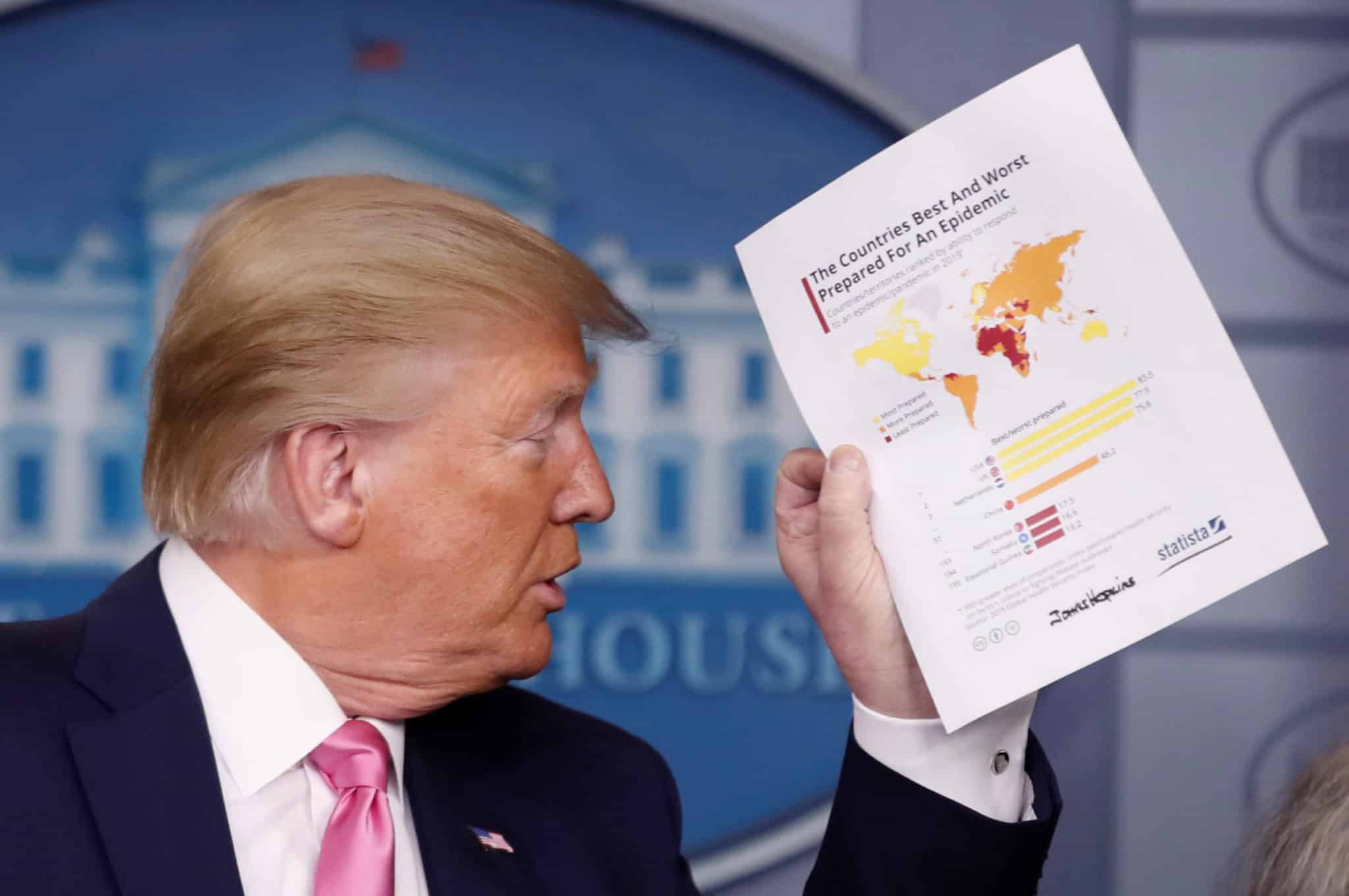 Trump Says Coronavirus Risk in U.S. Is Low; CDC Confirms First Case of Unknown Origin