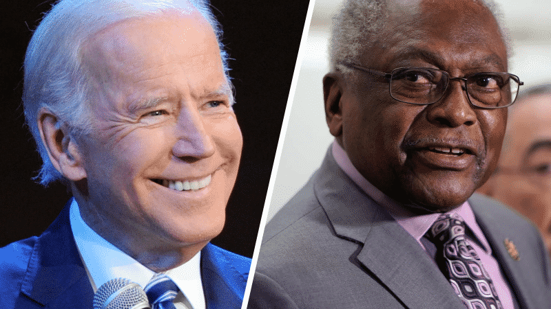 Clyburn Endorses Biden, Calls on South Carolinians to Back the Former VP Ahead of State’s Primary