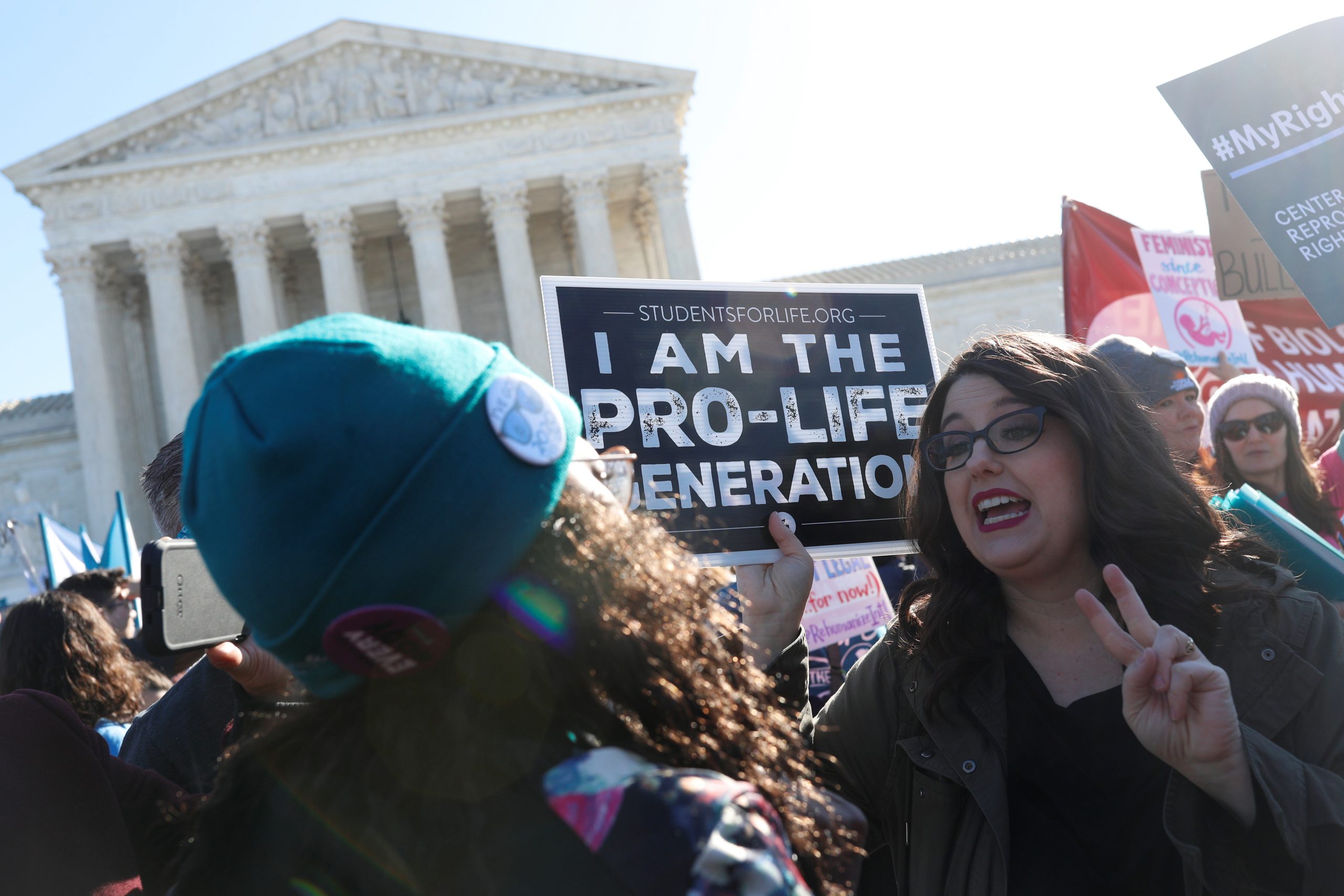 ‘Not Going Back’: Abortion Rights Forces Voice Worry Outside U.S. Supreme Court