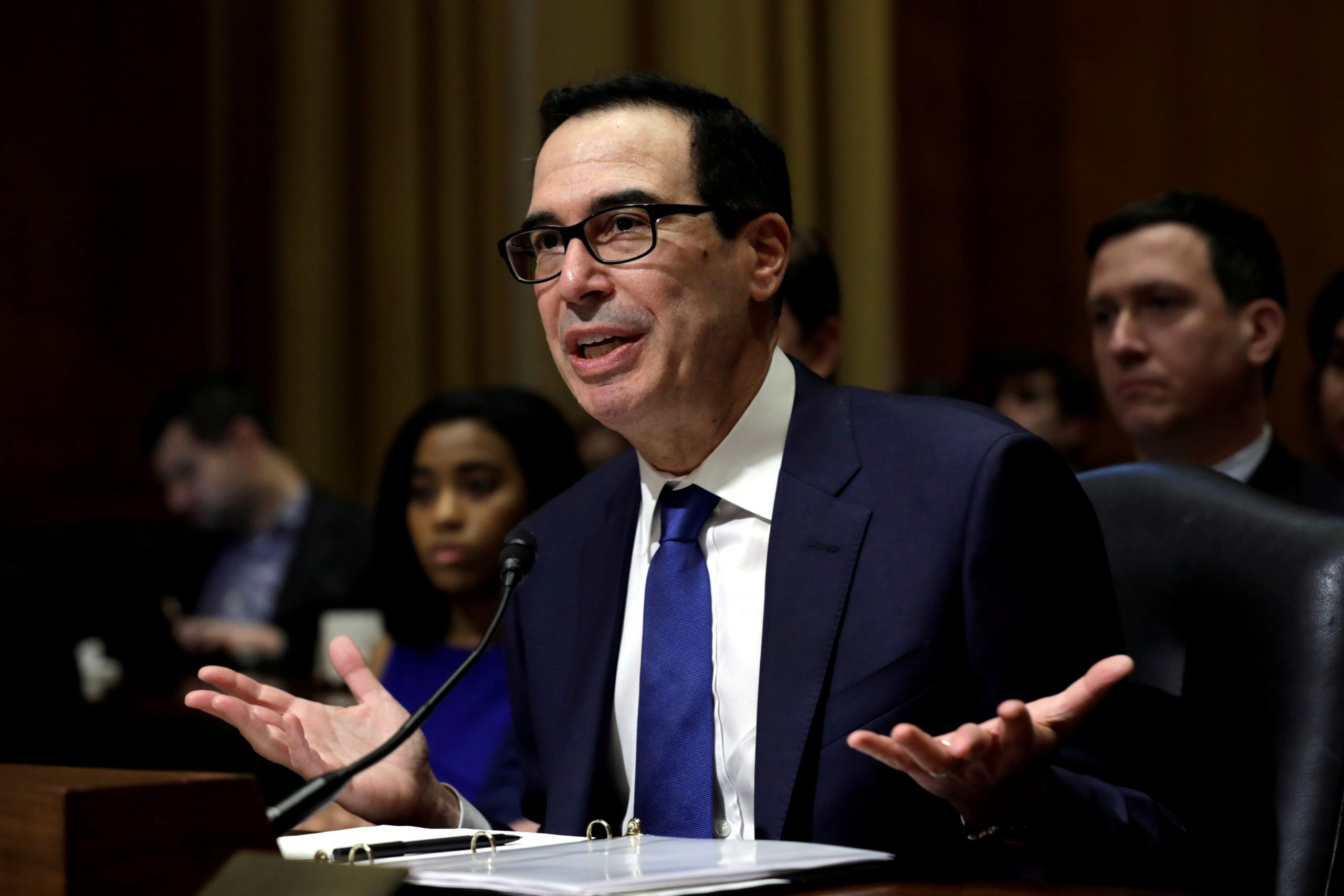 Mnuchin Urges Congress to Pass $2 Trillion Economic Bill