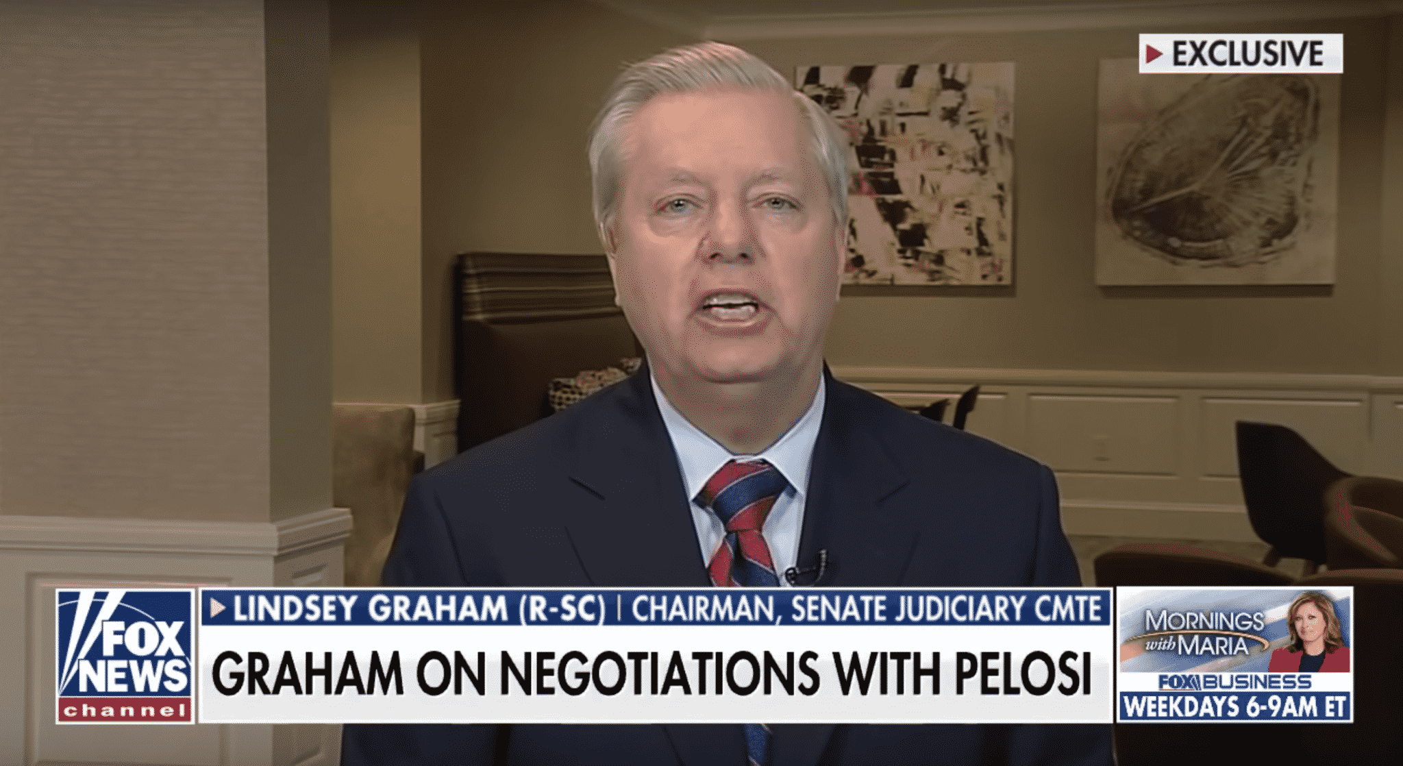 Graham Calls Pelosi’s Criticism of Trump ‘Shameful’ and ‘Disgusting’