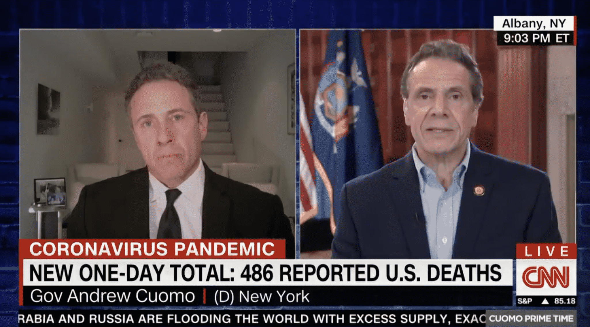 Andrew Cuomo: Trump Is ‘Very Helpful’ to New York In Effort to Combat Coronavirus