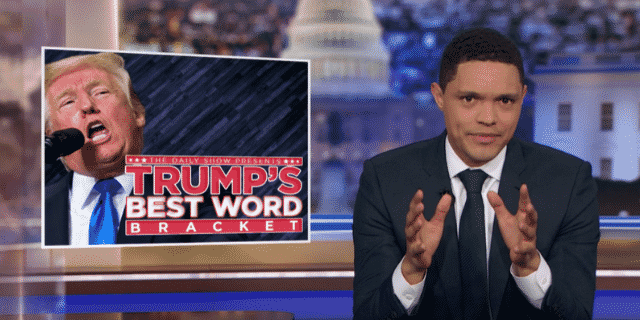 ‘Daily Show’s’ Trevor Noah Takes Aim at Trump’s Verbal Gaffes: ‘United Shaysh’