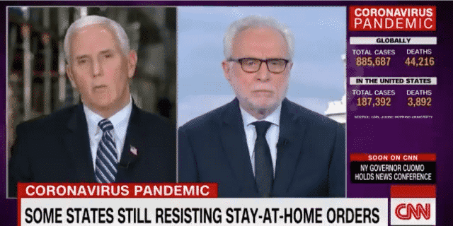 Pence Says Trump Has Never ‘Belittled’ the Threat of Coronavirus as CNN Presses In