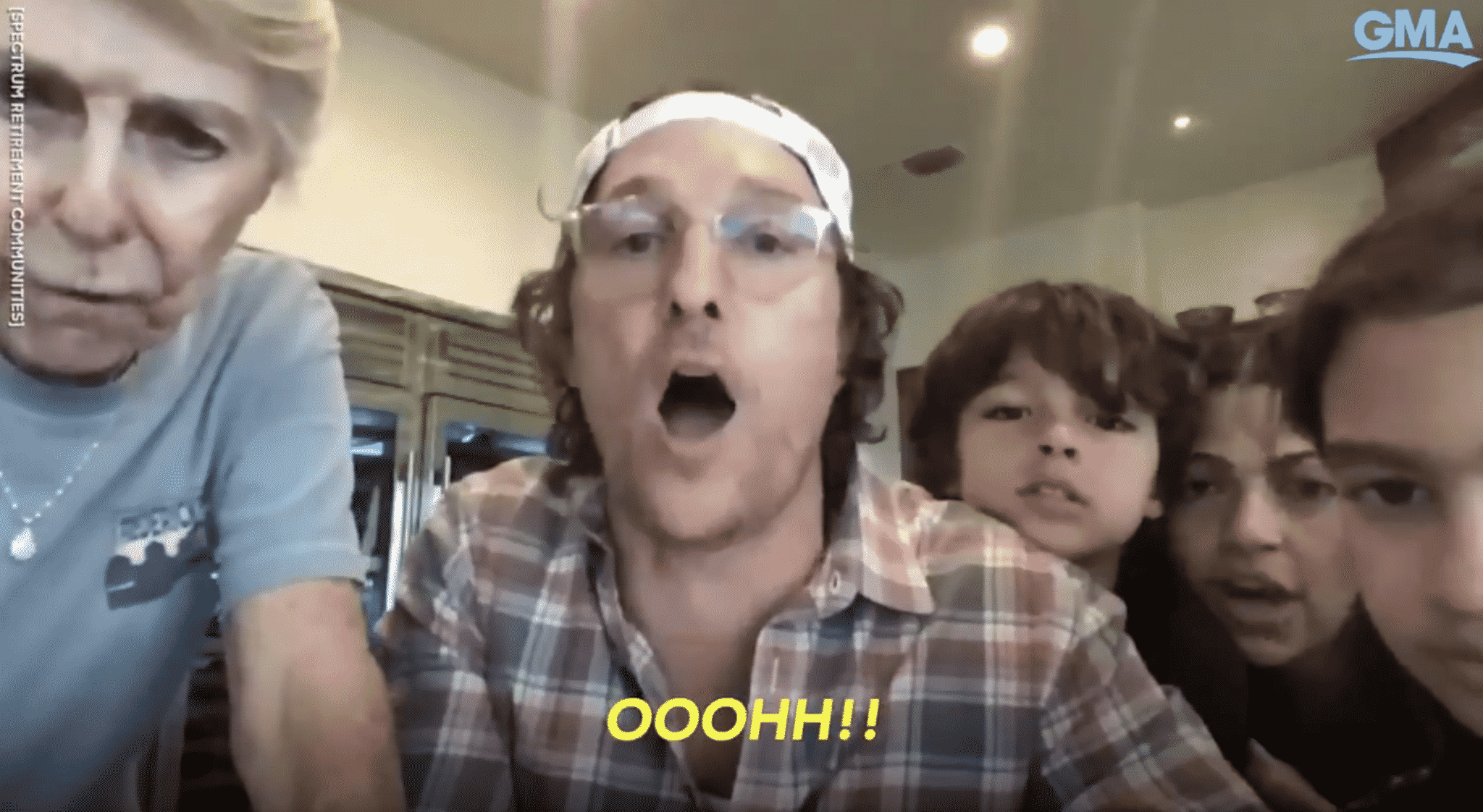 ‘Bingo!’: Matthew McConaughey Hosts Virtual Game for Senior Living Residents
