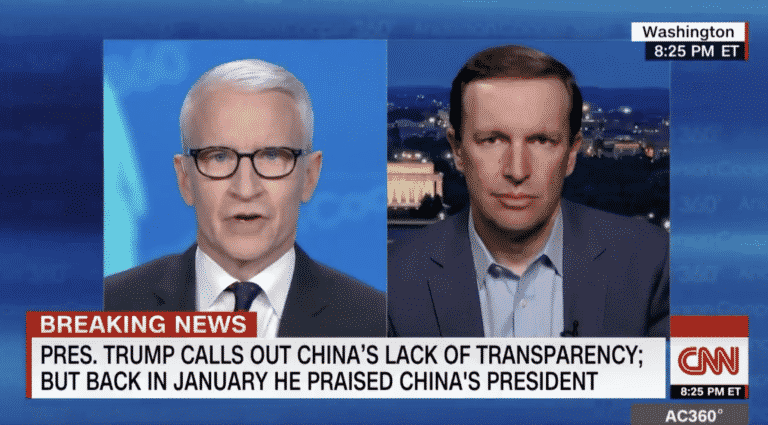 Sen. Chris Murphy: Trump Is Engaging in ‘Middle School Grade Deflection’ of Responsibility for Coronavirus Crisis