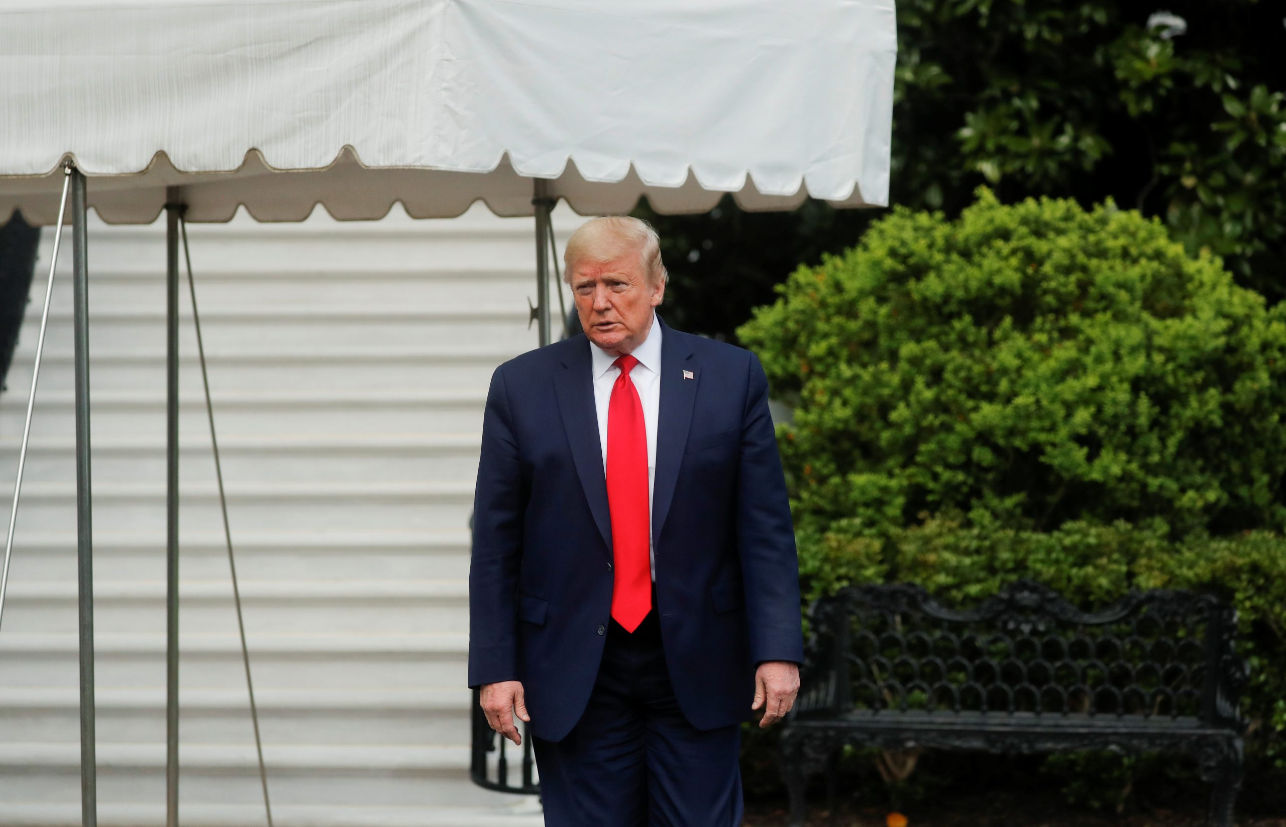 Pence Staffer Tests Positive for Coronavirus, Trump Says White House Staffers Wearing Masks