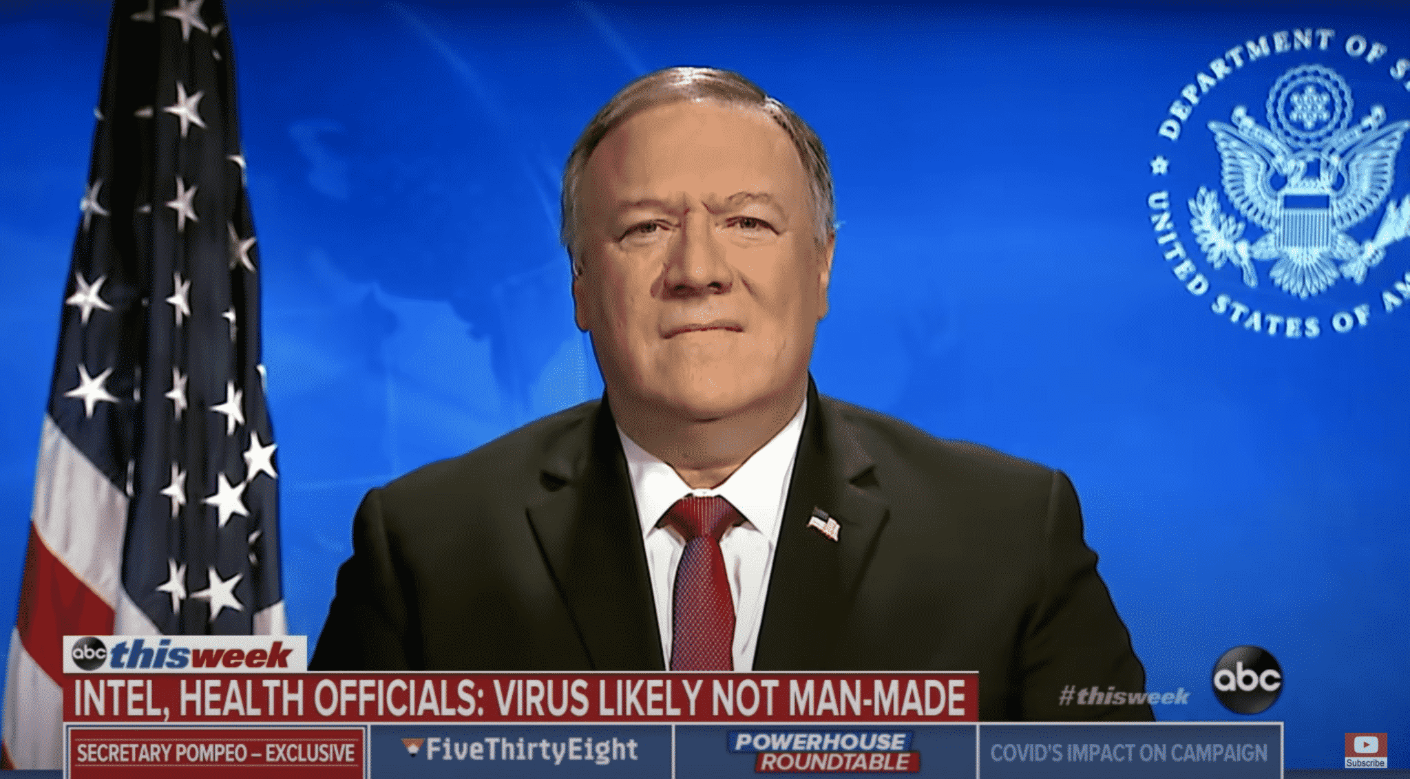Pompeo: There Is ‘Enormous Evidence’ That Coronavirus Originated in a Lab