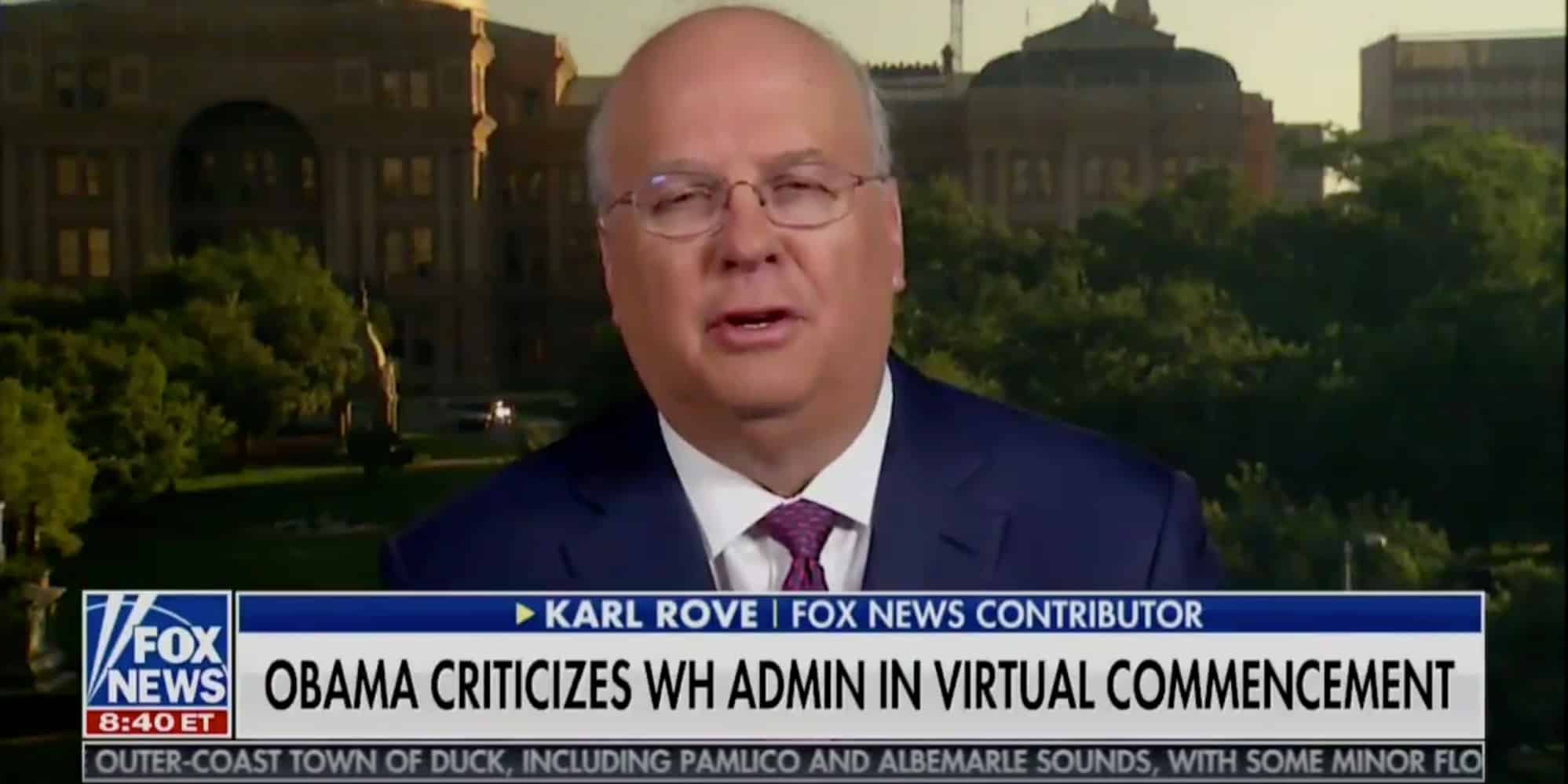 Karl Rove Compares Obama’s Commencement Speech to a ‘Drive-By Shooting’