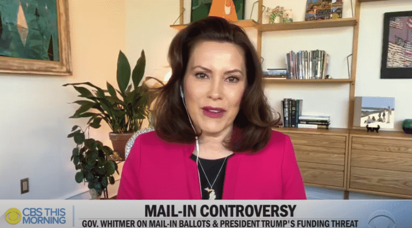 Whitmer Fires Back at Trump for Threat to Withhold Funding Over Michigan Mail-In Ballot Apps