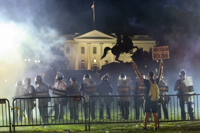 Trump Says He Was Not Taken Down to the White House Bunker Due to Protests