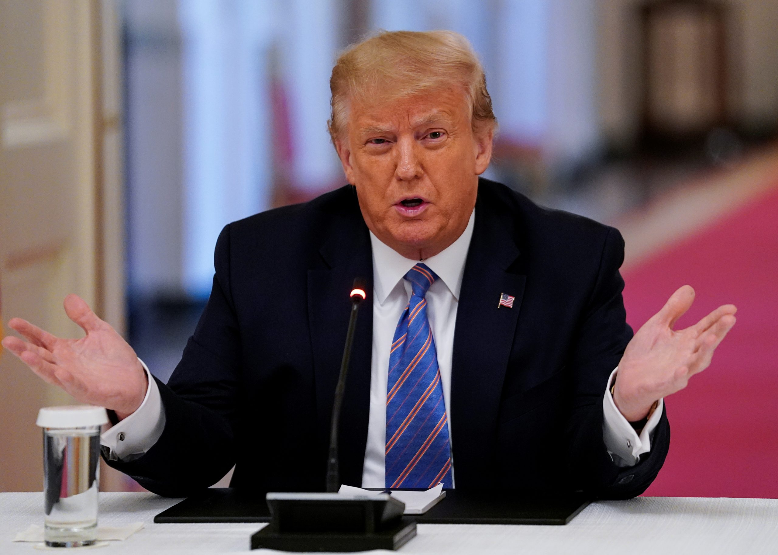 Trump Vows to Push Governors to Reopen Schools as Pandemic Surges