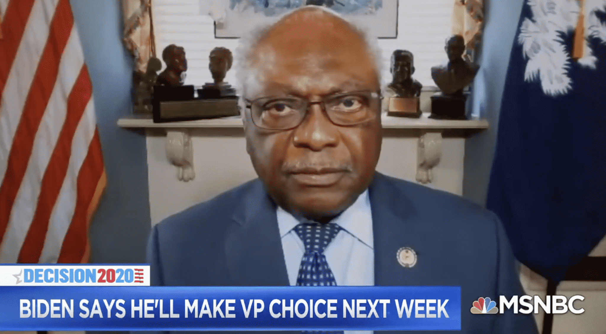Clyburn Urges Biden to Select a Running Mate With ‘a Lot of Passion’