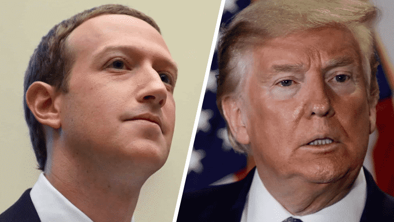 Zuckerberg Pours Cold Water on Speculation There Is Secret Understanding With Trump on Posts