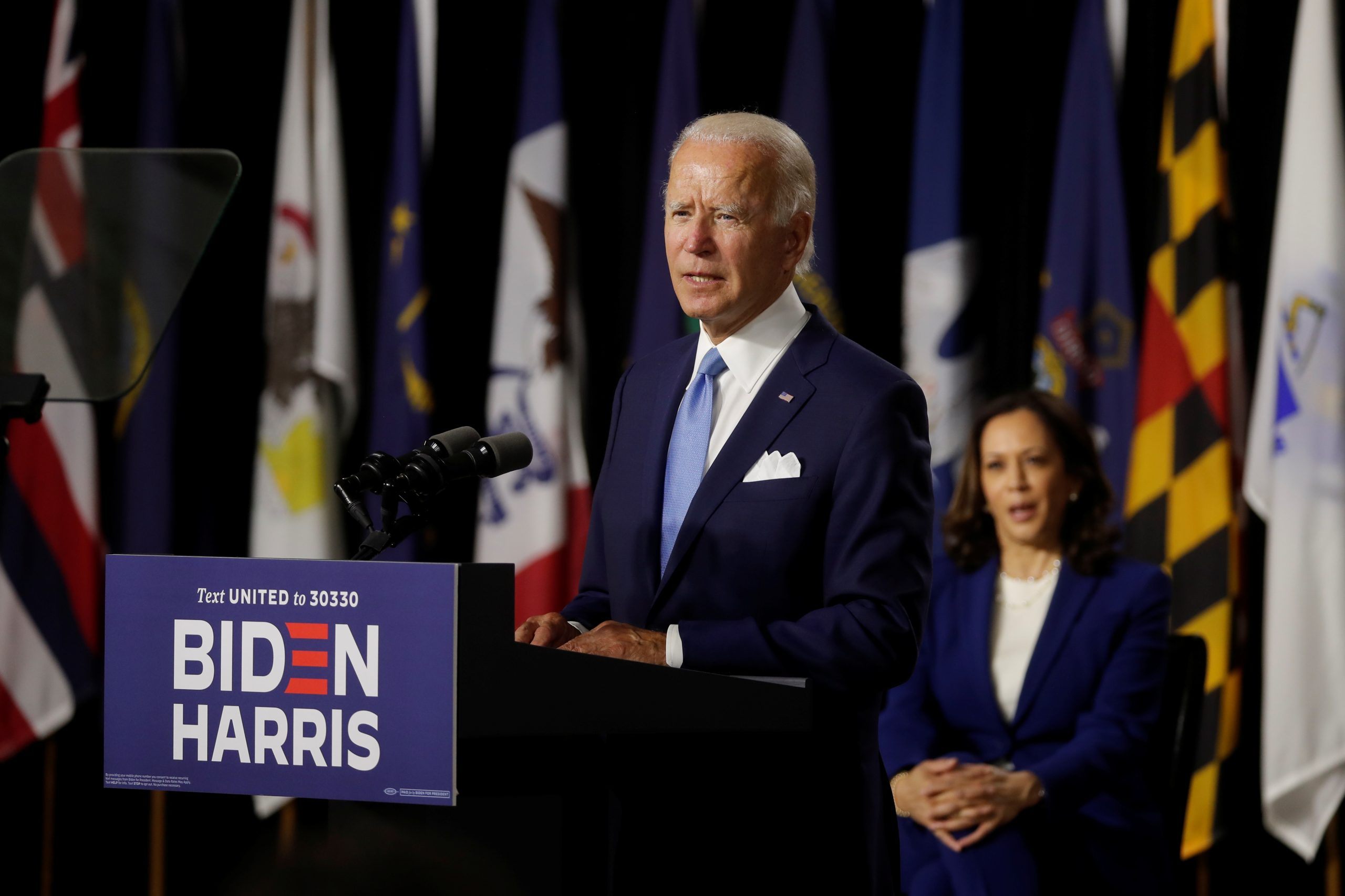 Biden Takes a Shot at Trump Over Stalled Coronavirus Relief Negotiations