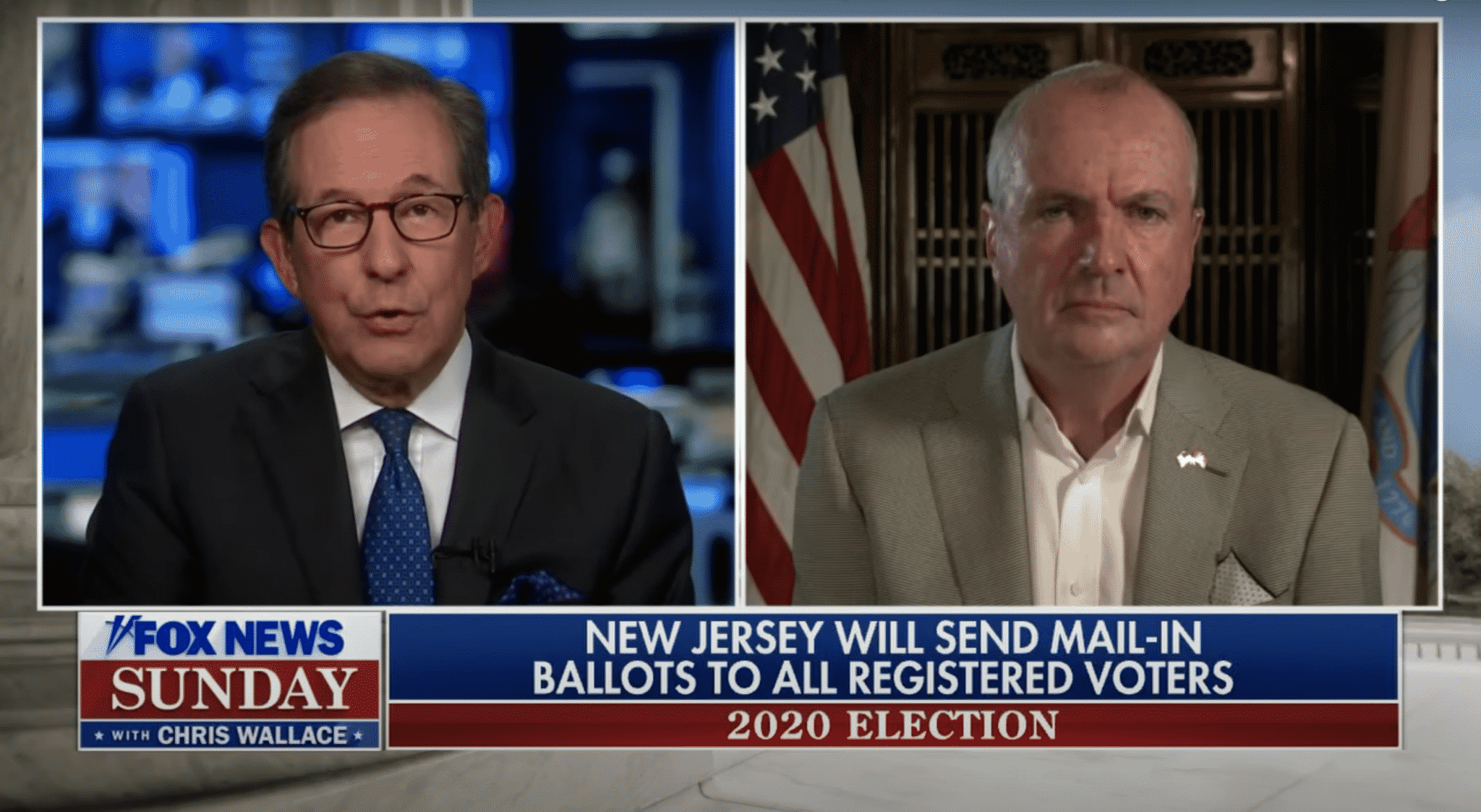 New Jersey Governor Defends Sending Mail-In Ballots to All Registered Voters