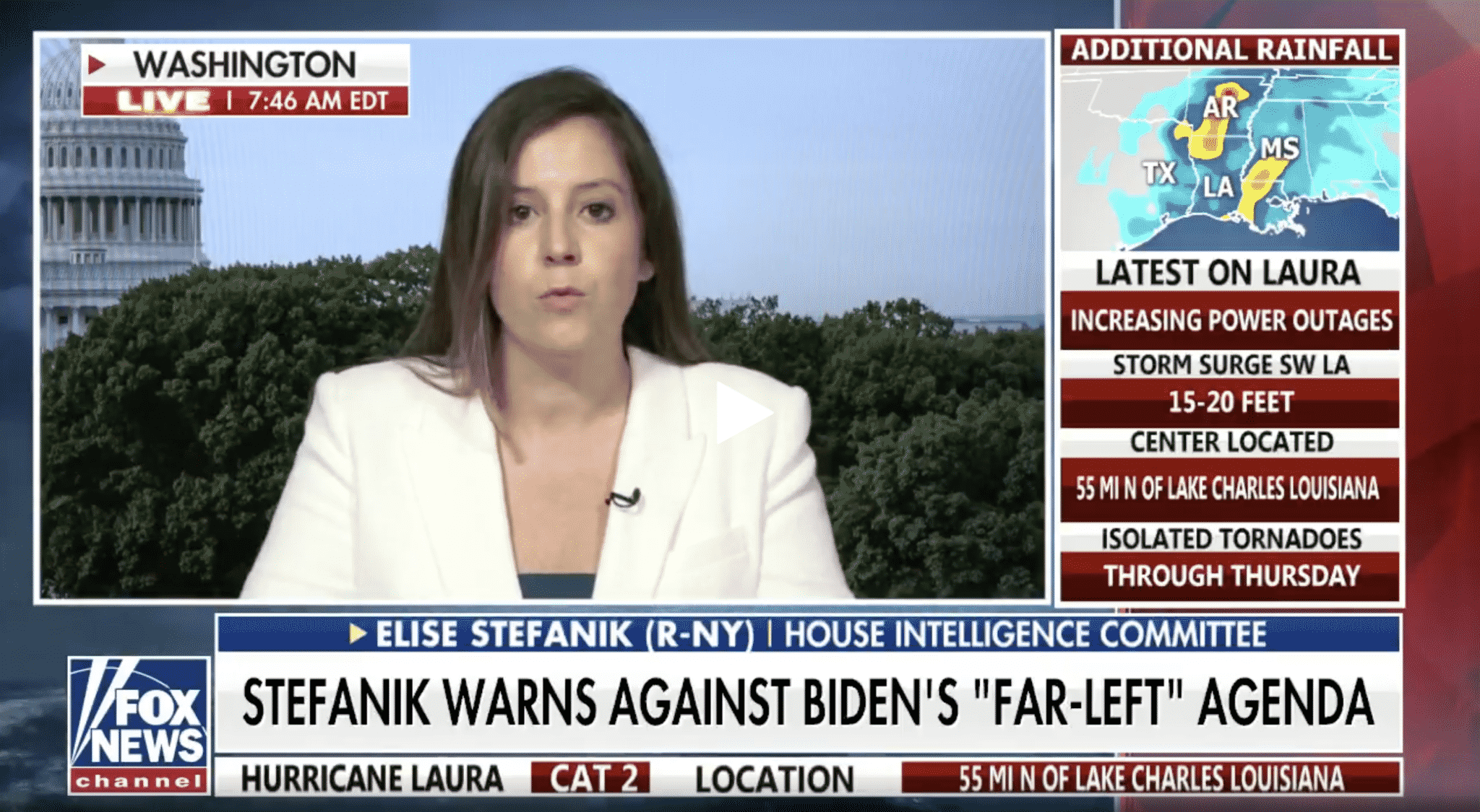 Stefanik Calls Biden’s Condemnation of Violence ‘Too Little Too Late’