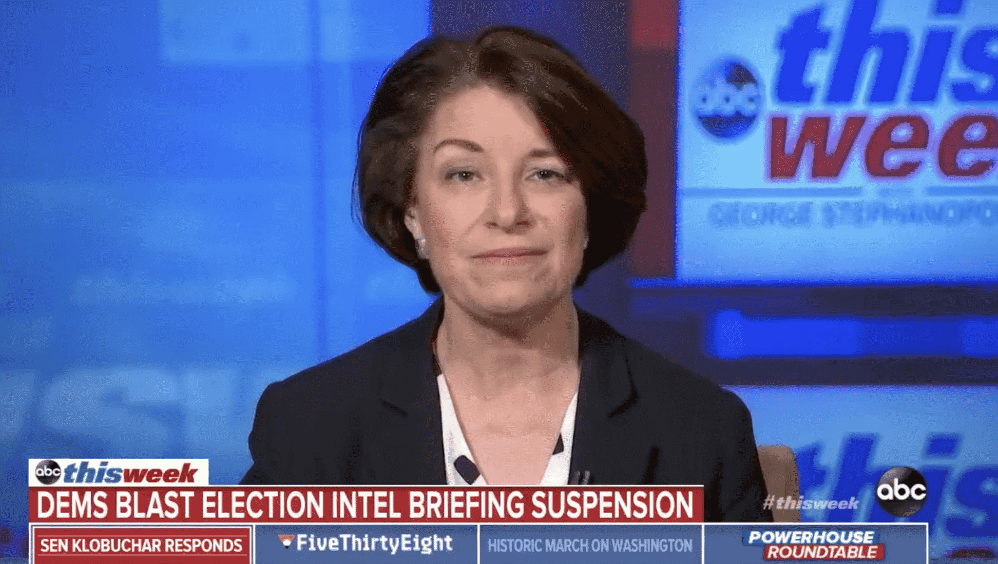 Amy Klobuchar Argues ‘We Are Not Safe in Donald Trump’s America’