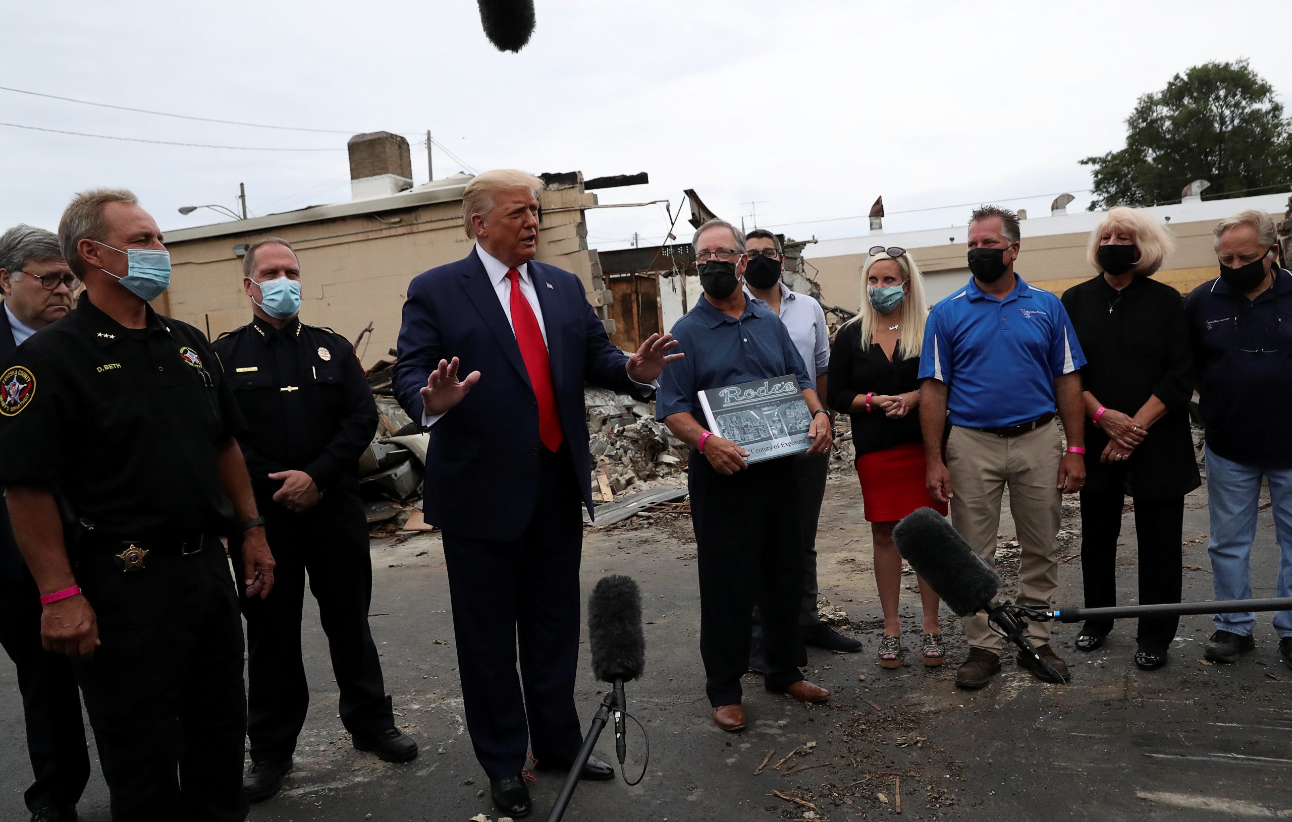 Trump Visits Kenosha, Not To Urge Racial Healing but To Back Police