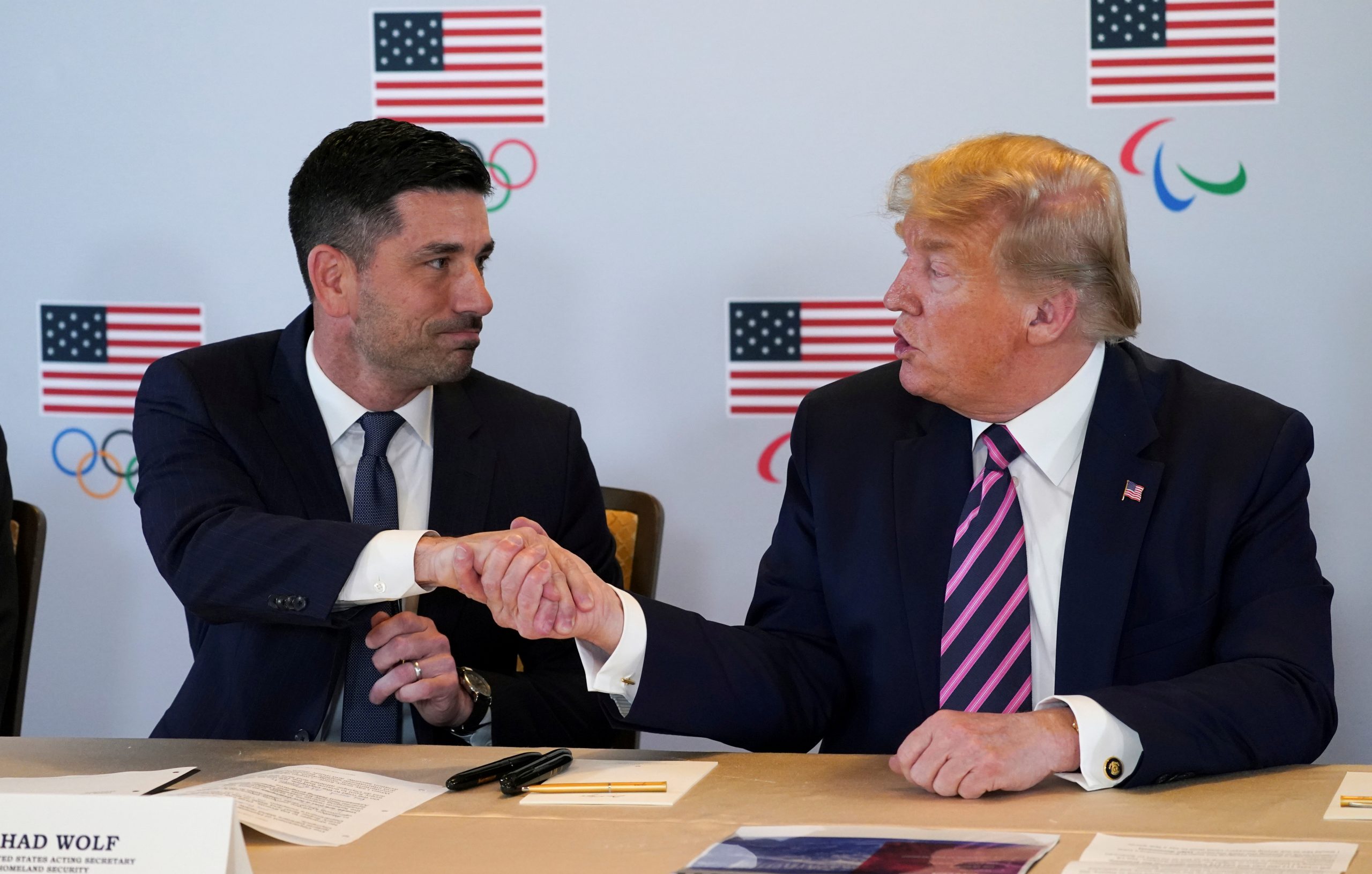 Defying Critics, US Security Chief Pushes Trump’s Law-And-Order Message