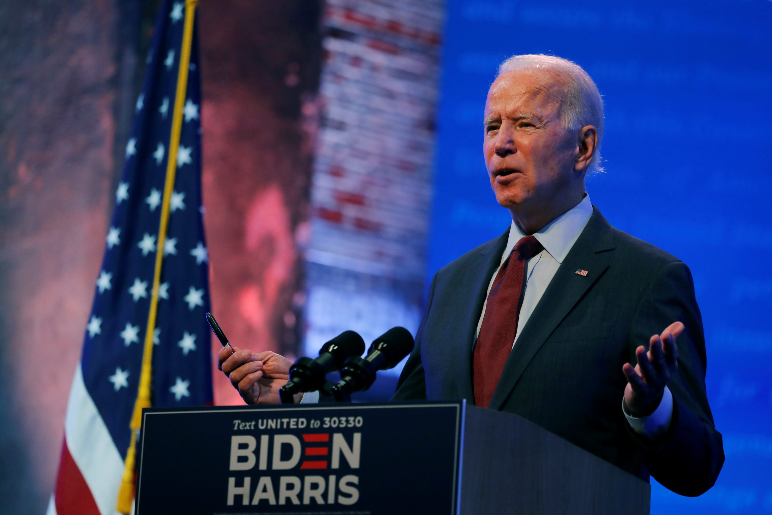 Biden, Fellow Democrats Focus on Healthcare in Supreme Court Fight
