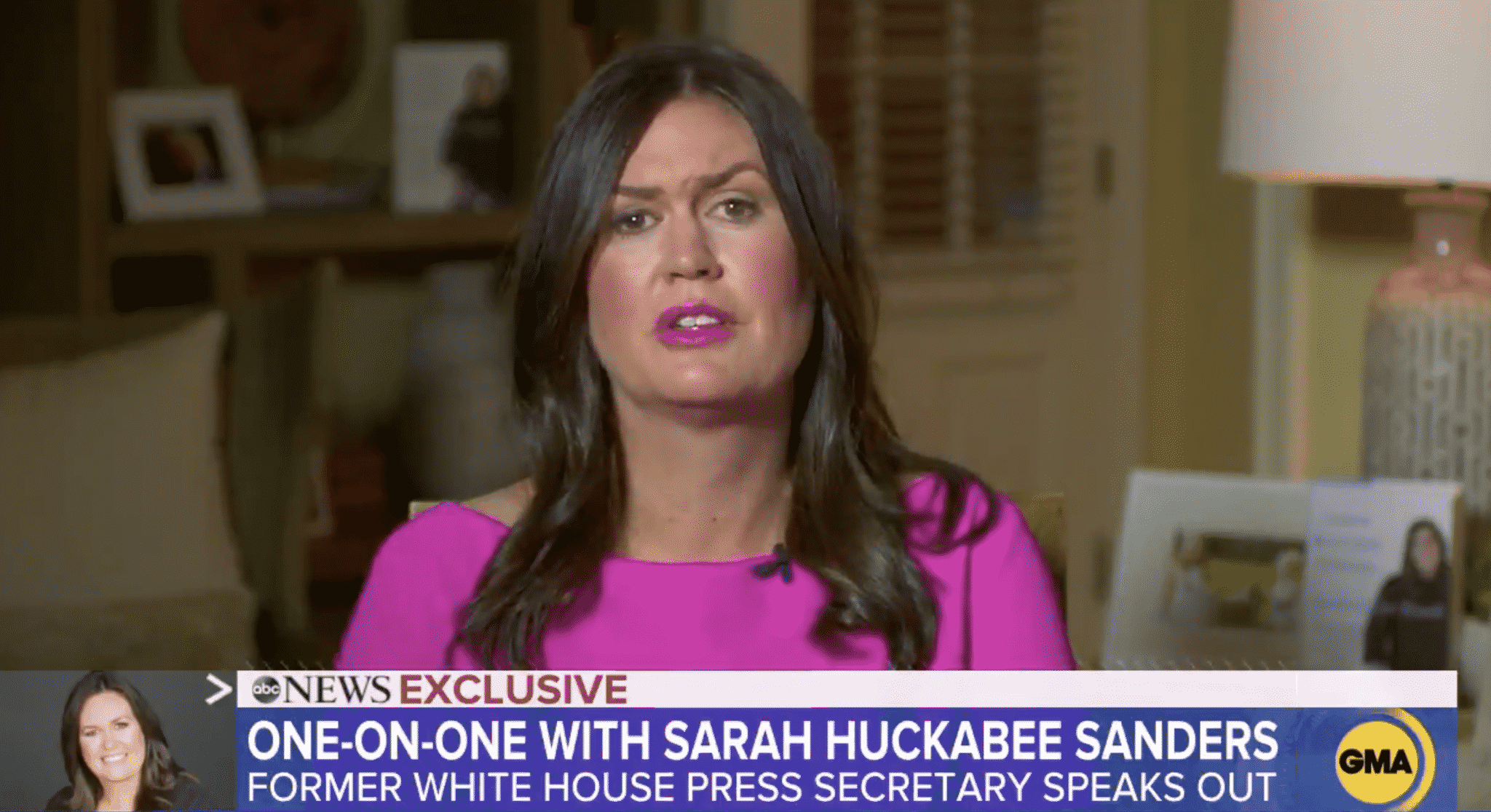 Sarah Sanders Calls Former Colleagues ‘Disgruntled Employees’ After They Criticized Trump