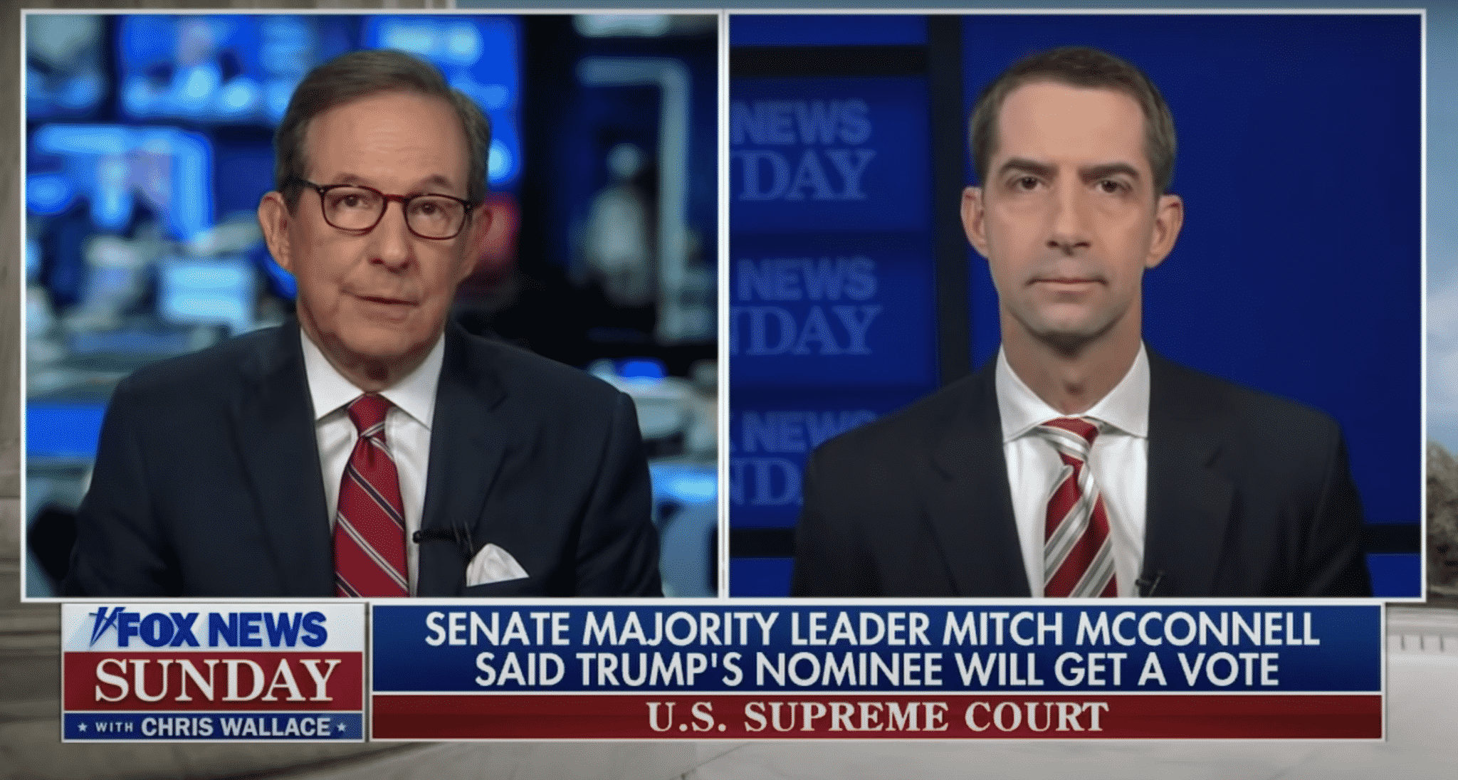 Tom Cotton Vows the Senate Will ‘Move Forward Without Delay’ on Trump’s SCOTUS Nominee
