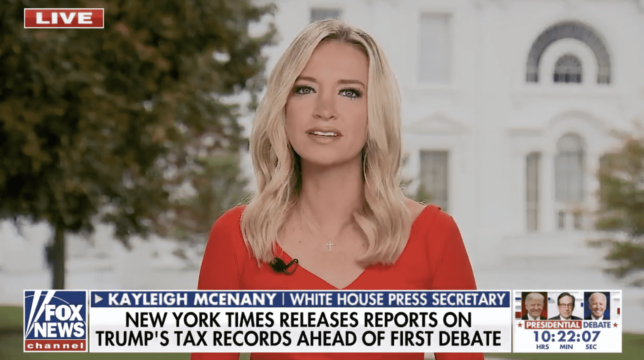 McEnany Denies NY Times Report on Trump’s Tax Returns Will Impact Reelection Chances