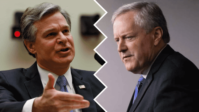 WH Chief of Staff Blasts FBI Director After He Says FBI Has Not Seen National Voter Fraud by Mail