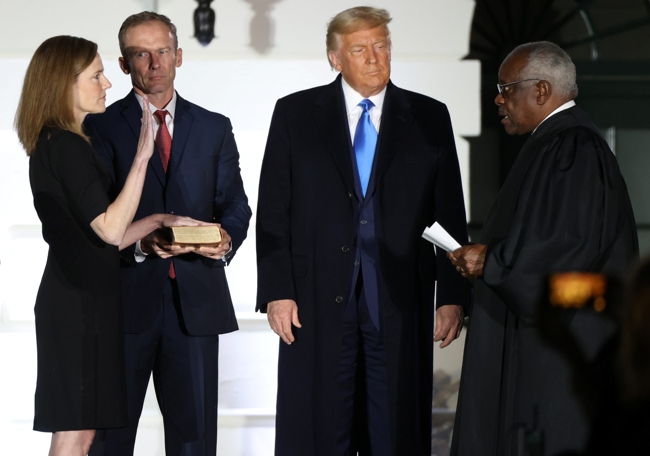 Trump Celebrates at White House as Supreme Court Nominee Confirmed