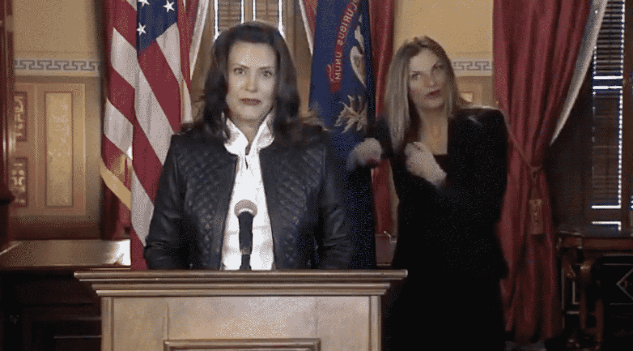 Whitmer Links Trump’s Rhetoric To Plot by Militia Group To Kidnap Her