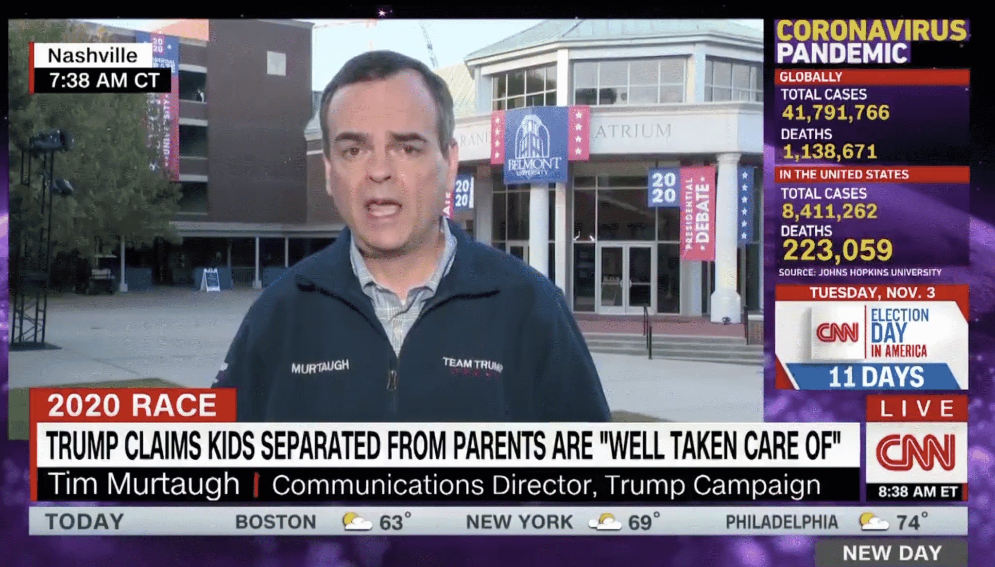 Trump Campaign Spokesperson Weighs in on Family Separation at the Border