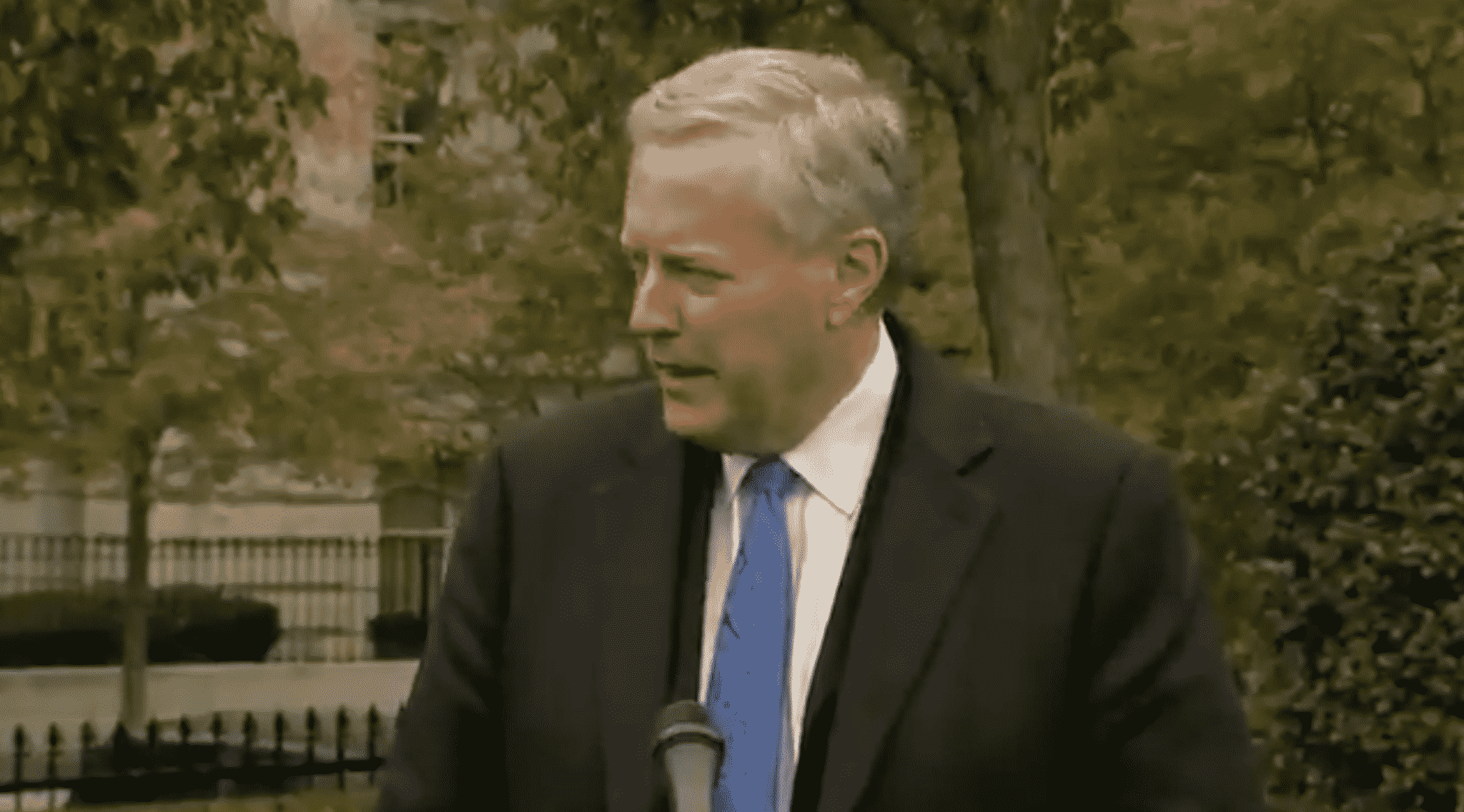 Meadows: The Only One Waving a White Flag Is Biden ‘Along With His White Mask’