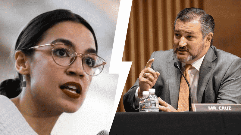 AOC Claims Ted Cruz Is ‘Riding’ on the ‘White Supremacist Express’