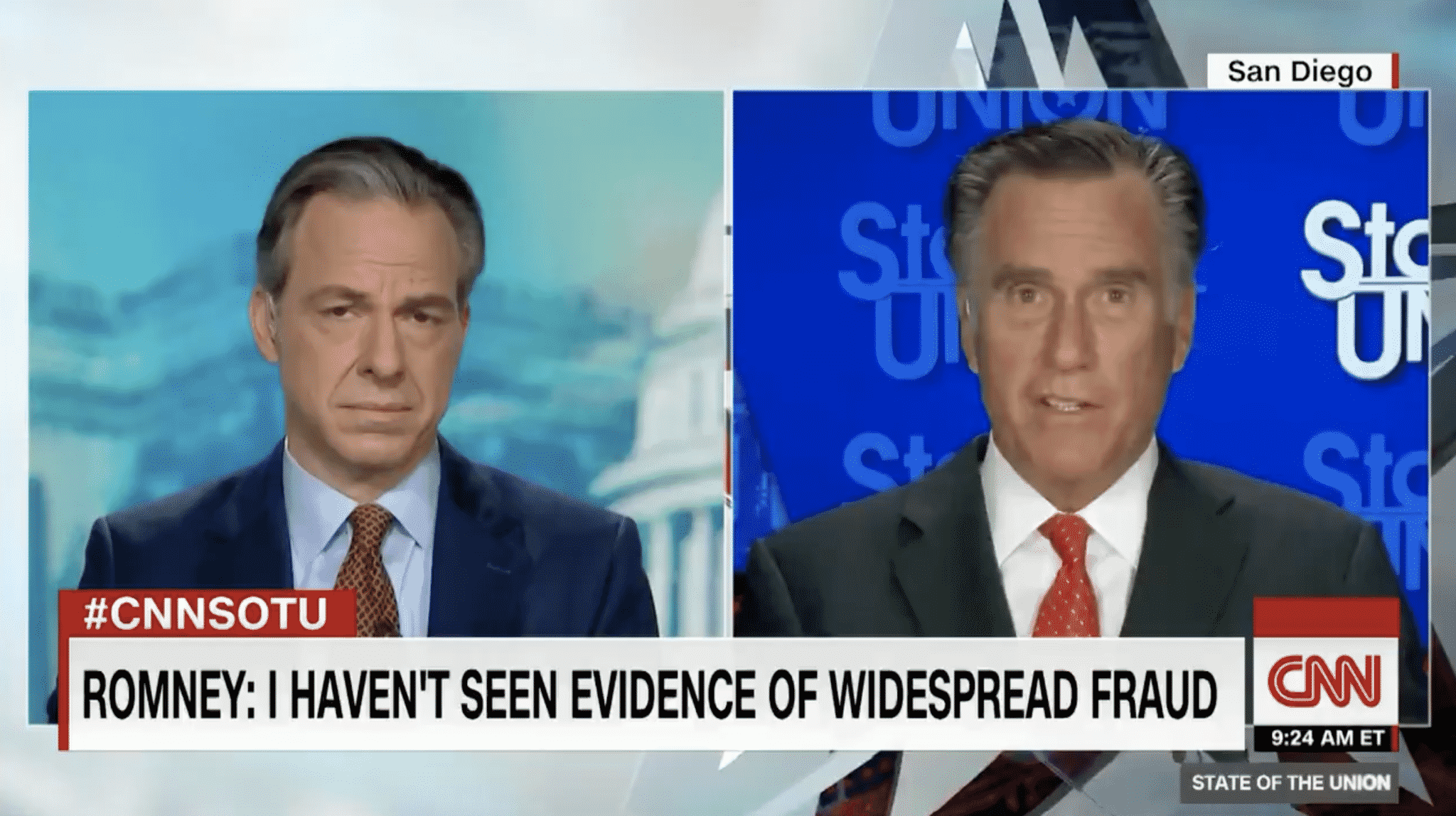 Romney on Trump Losing the Election: ‘Don’t Expect Him To Go Quietly in the Night’