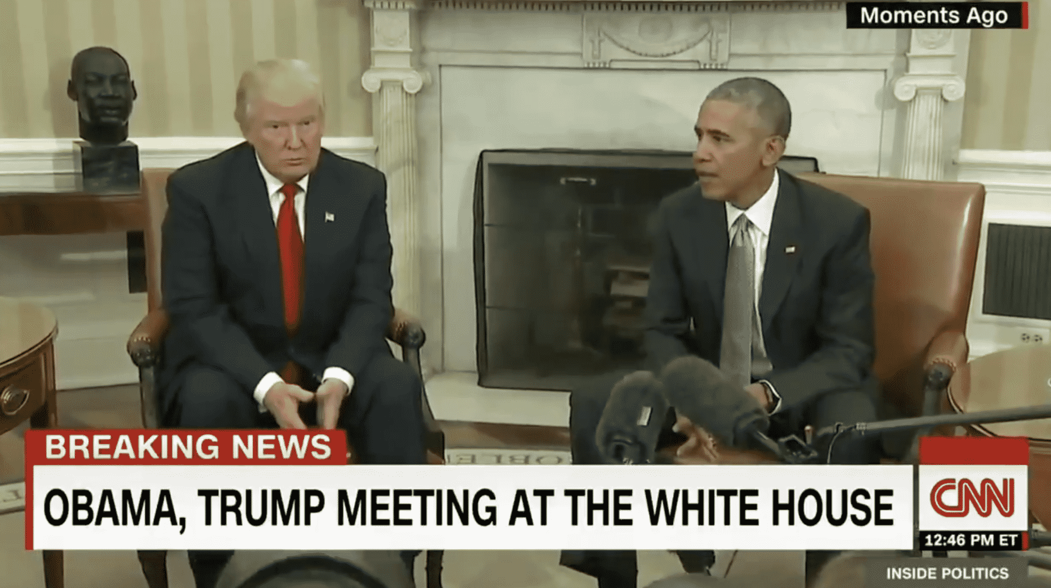 Flashback: 4 Years Ago Today Obama Welcomed Trump To the White House