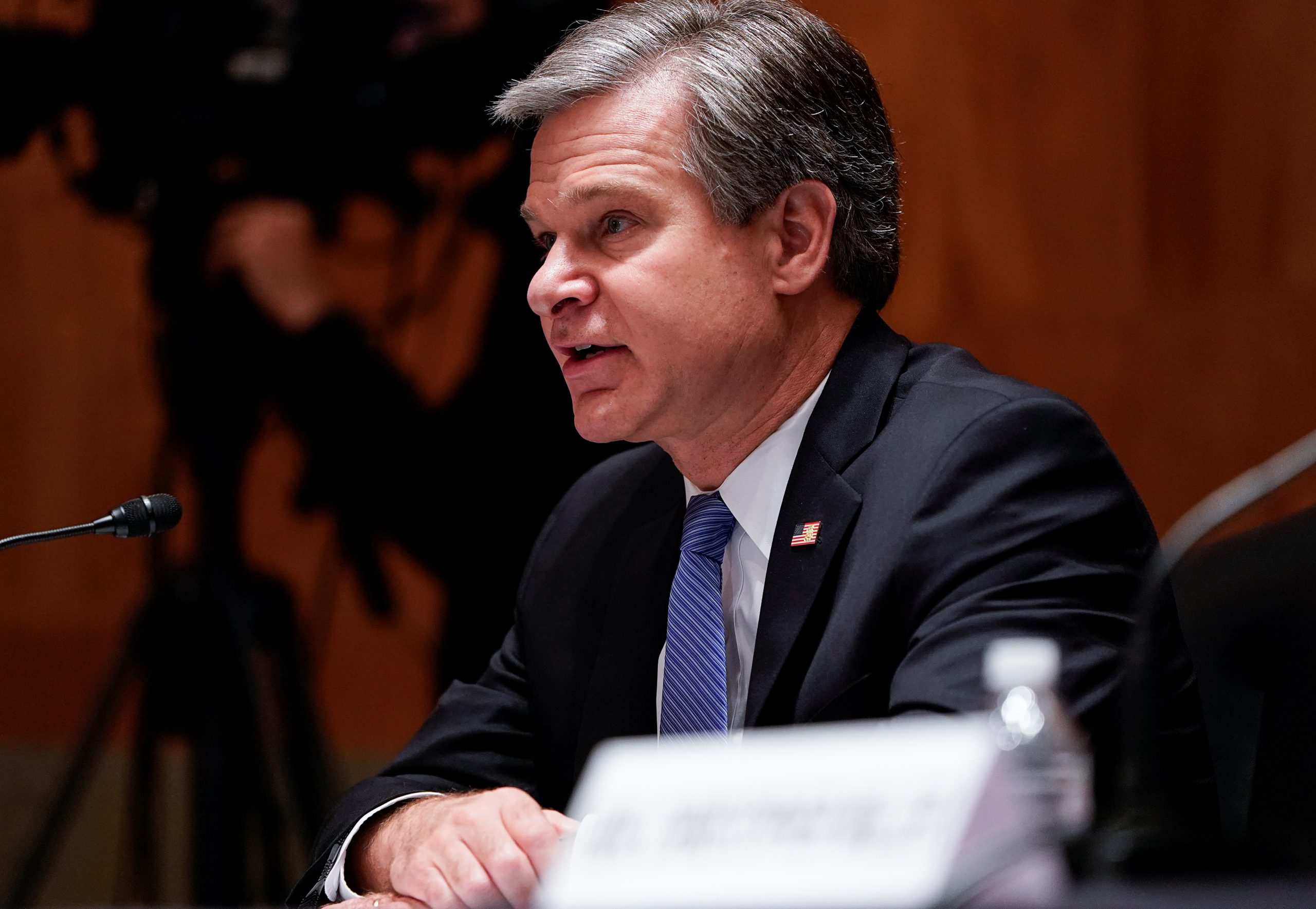Biden Plans To Keep Wray as FBI Director: New York Times