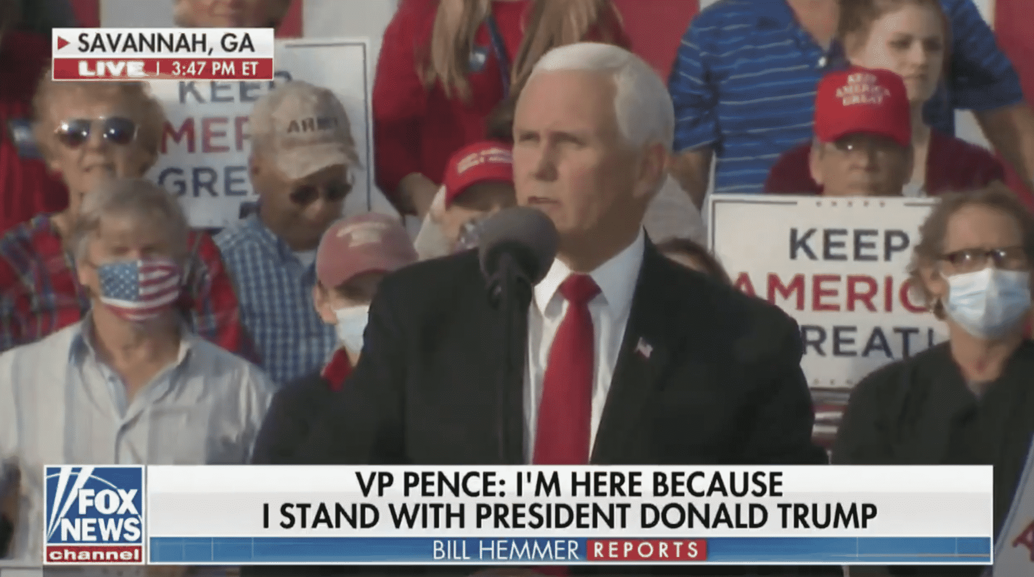 Pence Tells Supporters the Trump Admin Is Going to ‘Keep Fighting’ Election Results