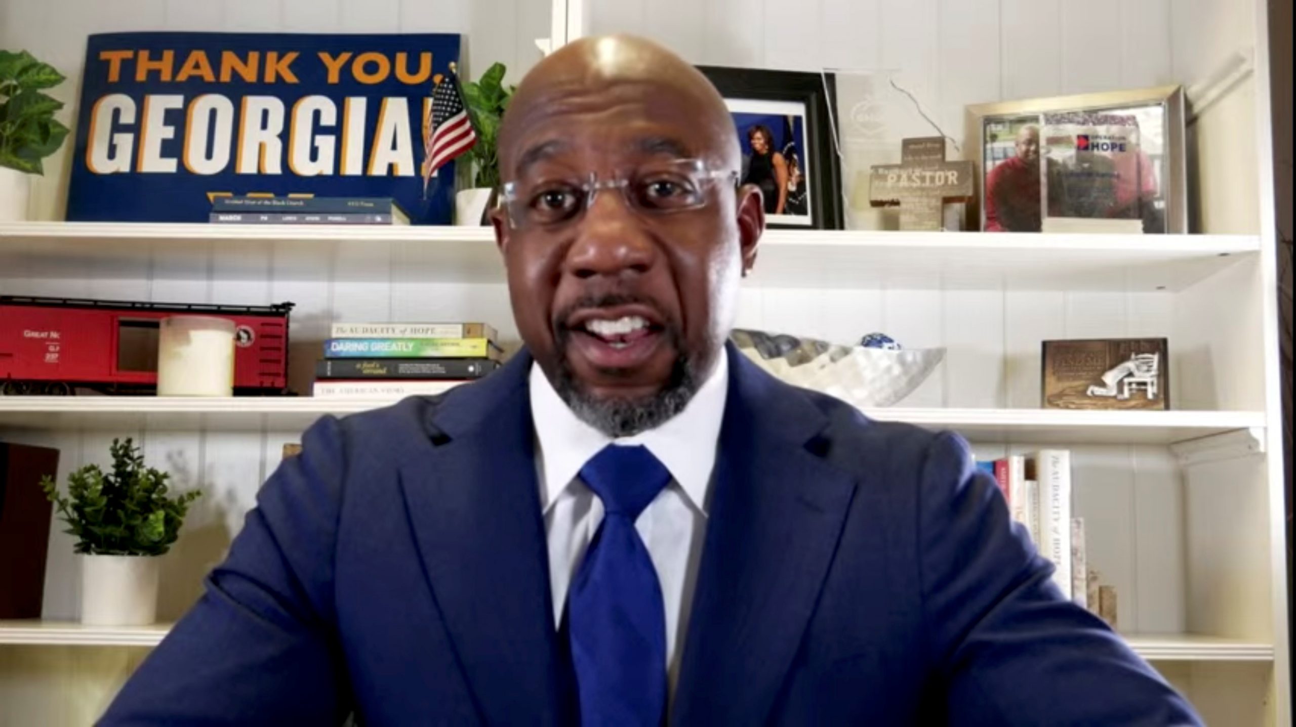 Democrats on Brink of US Senate Control, Winning One Georgia Race and Leading in Second