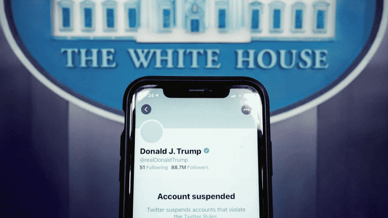 Trump Accuses Twitter of ‘Banning Free Speech’ After Ban of His Account