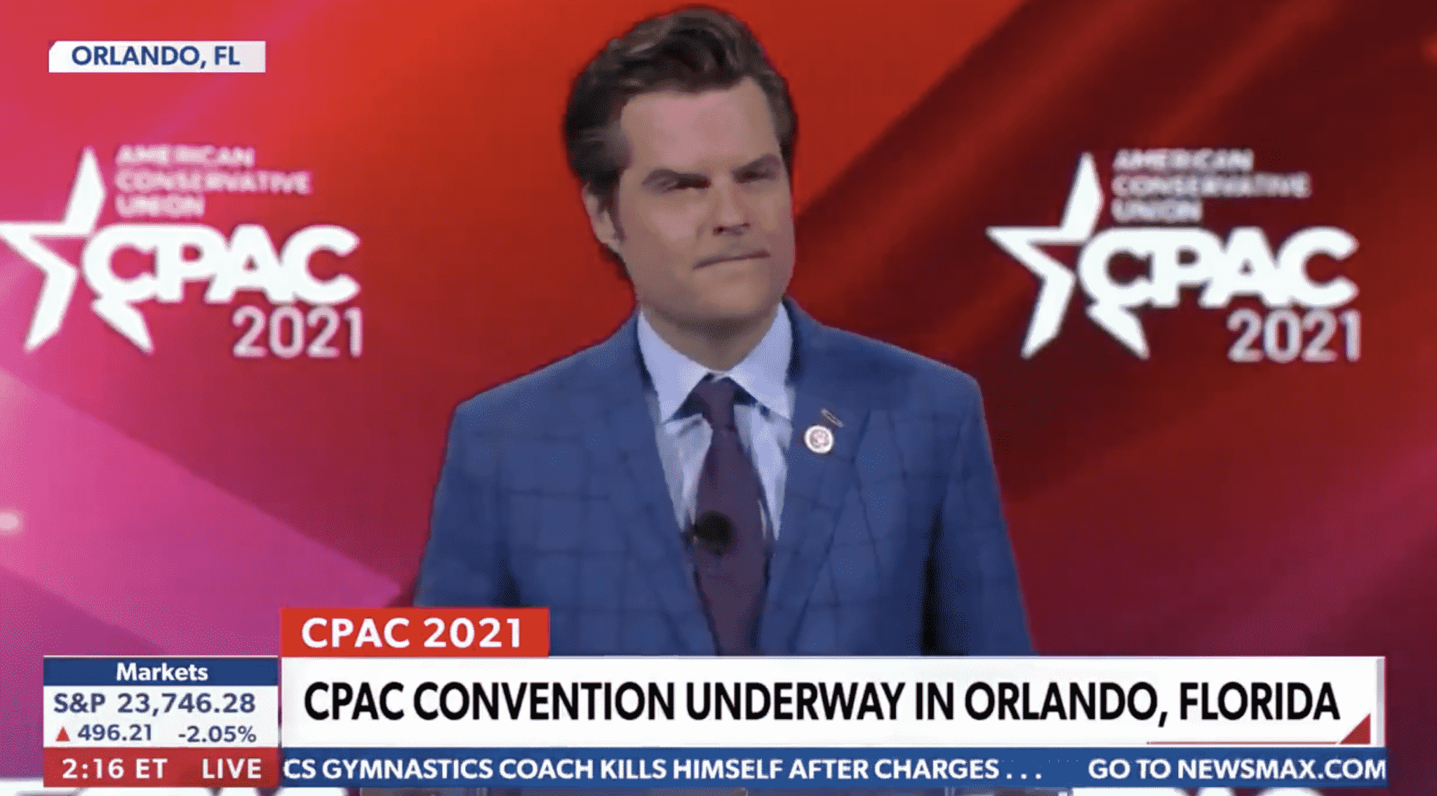 Rep. Matt Gaetz Slams Liz Cheney at CPAC: ‘She’d Get Booed’
