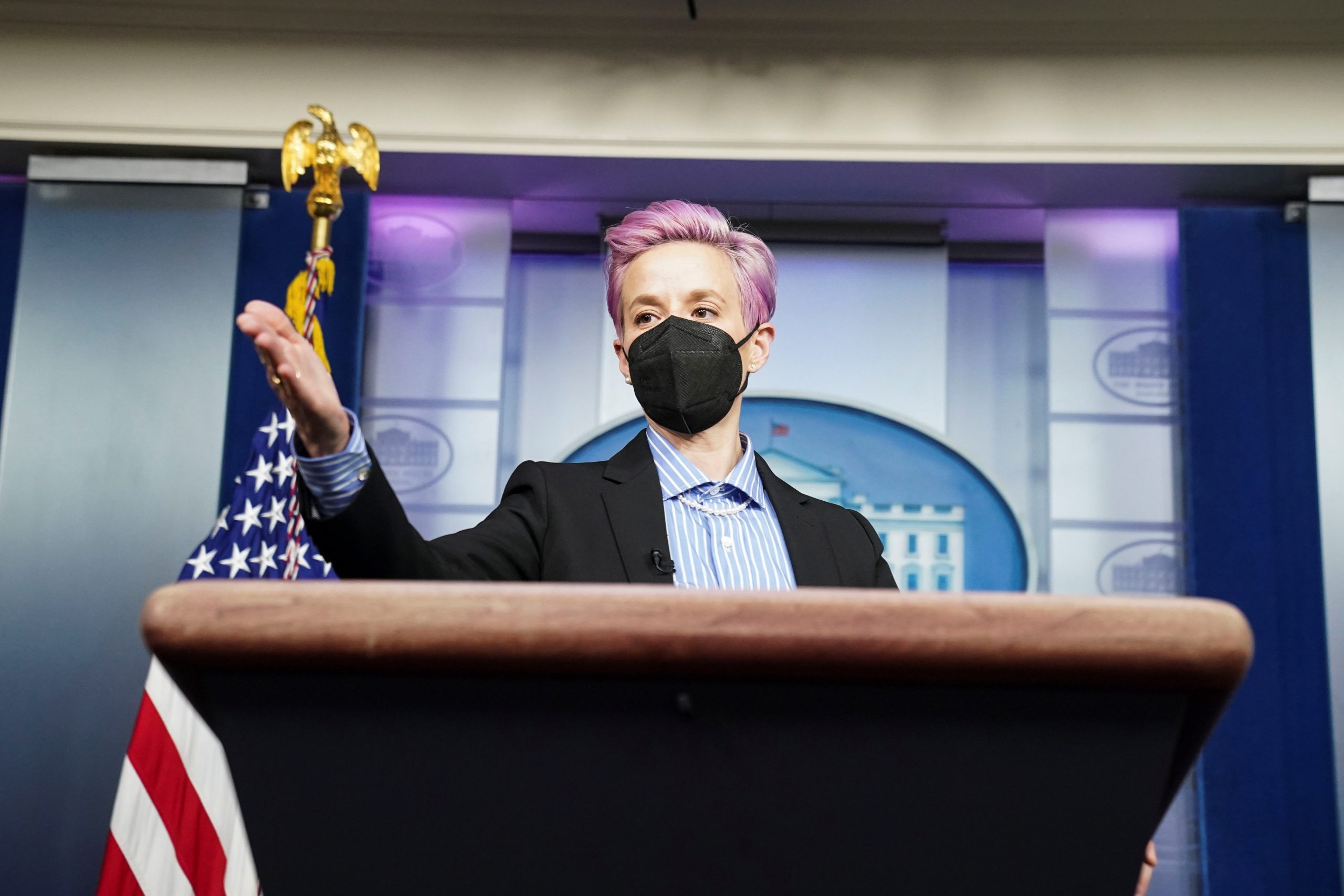 ‘We Have Filled Stadiums’: Rapinoe Renews Call for Gender Pay Equity