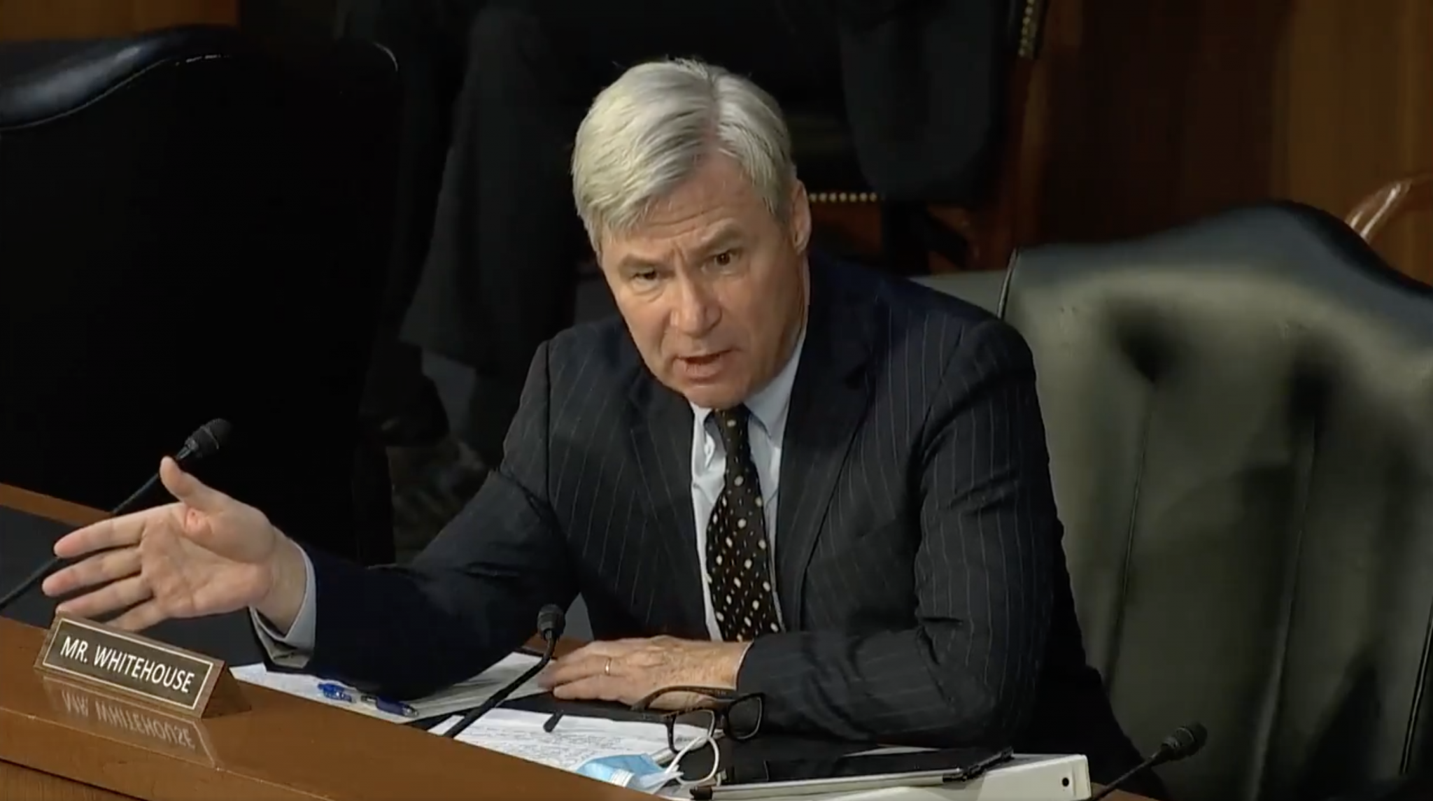 ‘It’s Just Wrong!’: Sen. Whitehouse Lays Into Wray Over Stonewalling on Questions