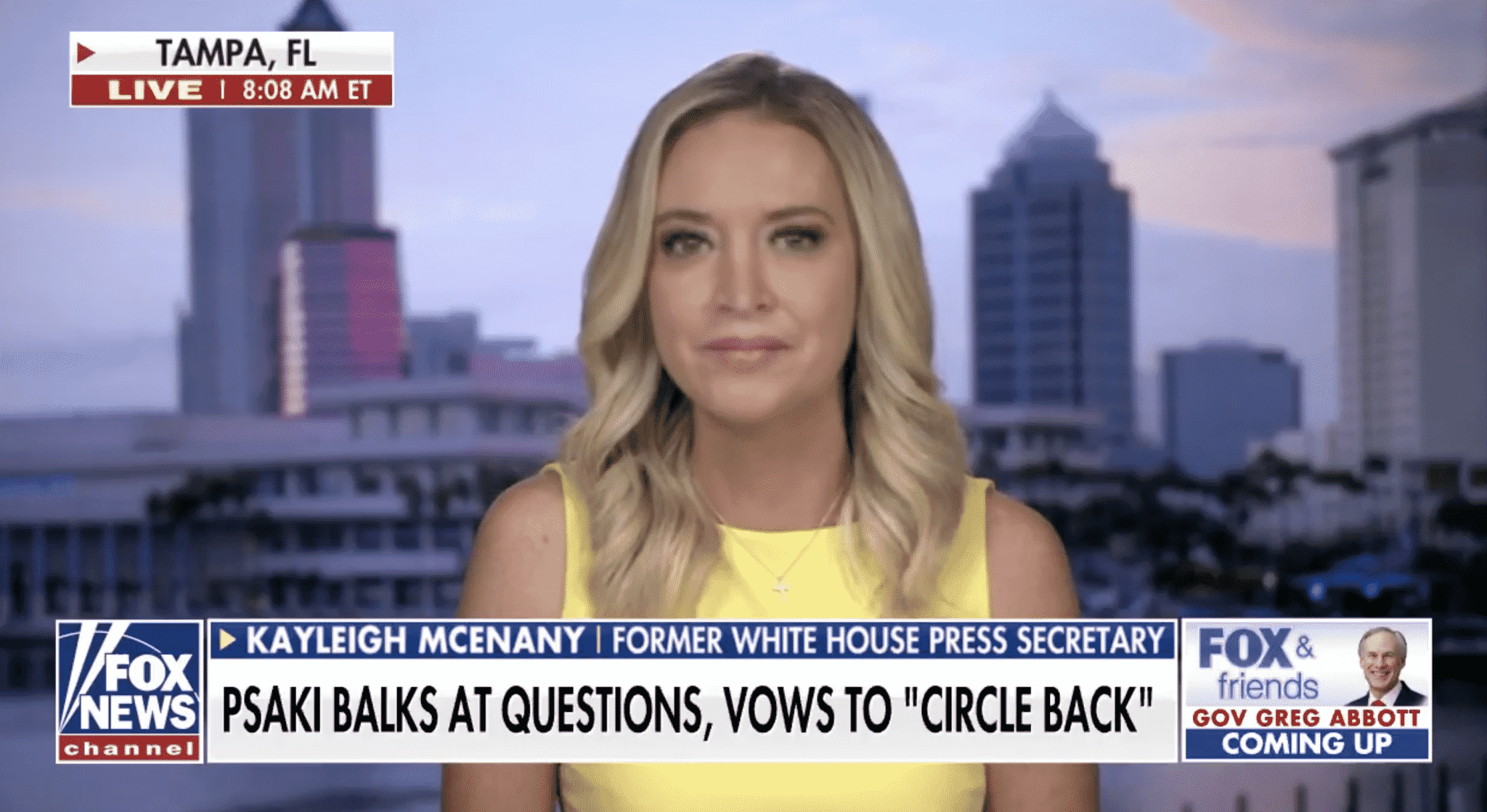 McEnany Responds to Montage of Psaki Saying She Would ‘Circle Back’