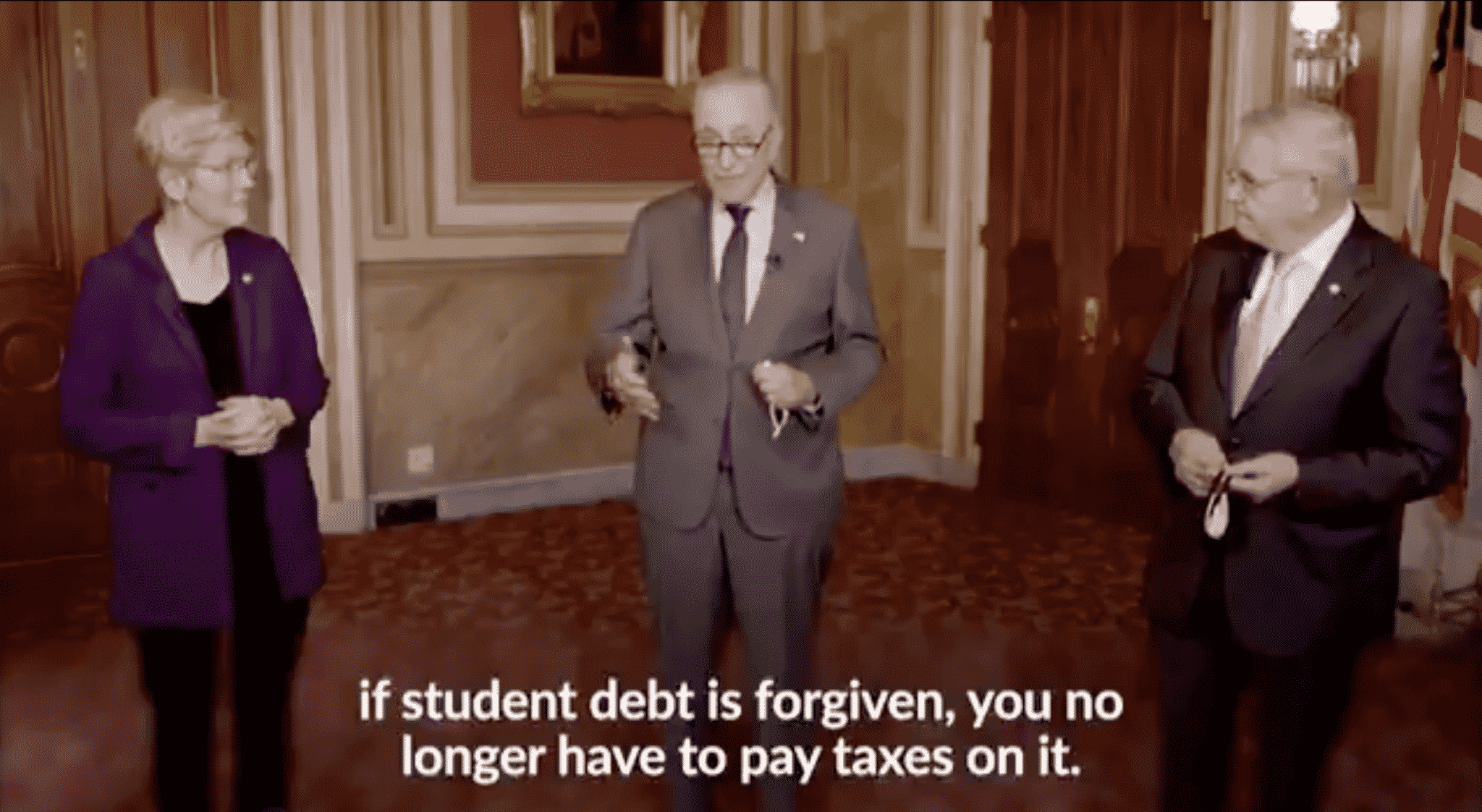 Dem Senators Share ‘Very Good News’ in Push for Biden To Forgive $50k in Student Loan Debt